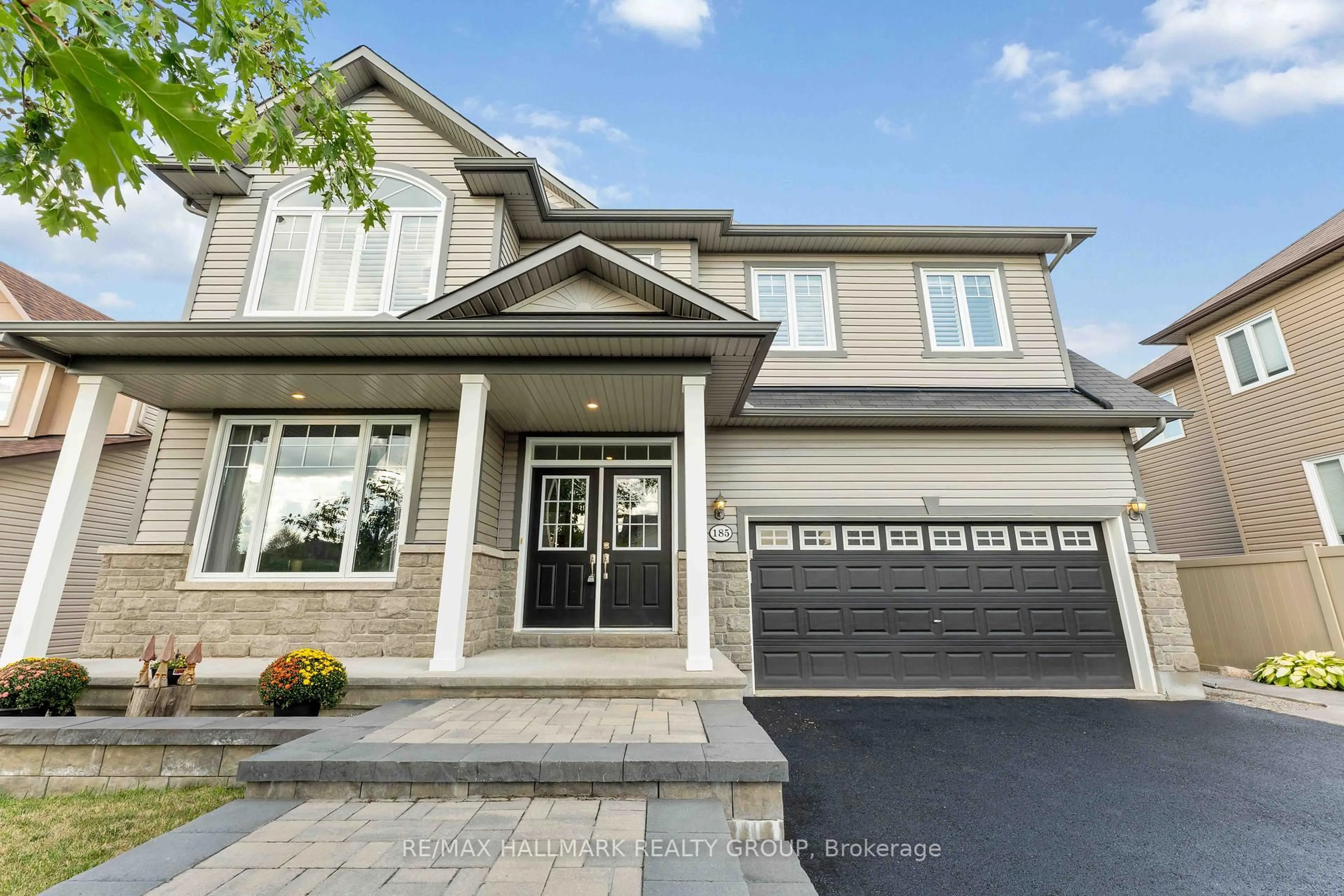 Home with brick exterior material, street for 185 Charlie's Lane, Carp Ontario K0A 1L0