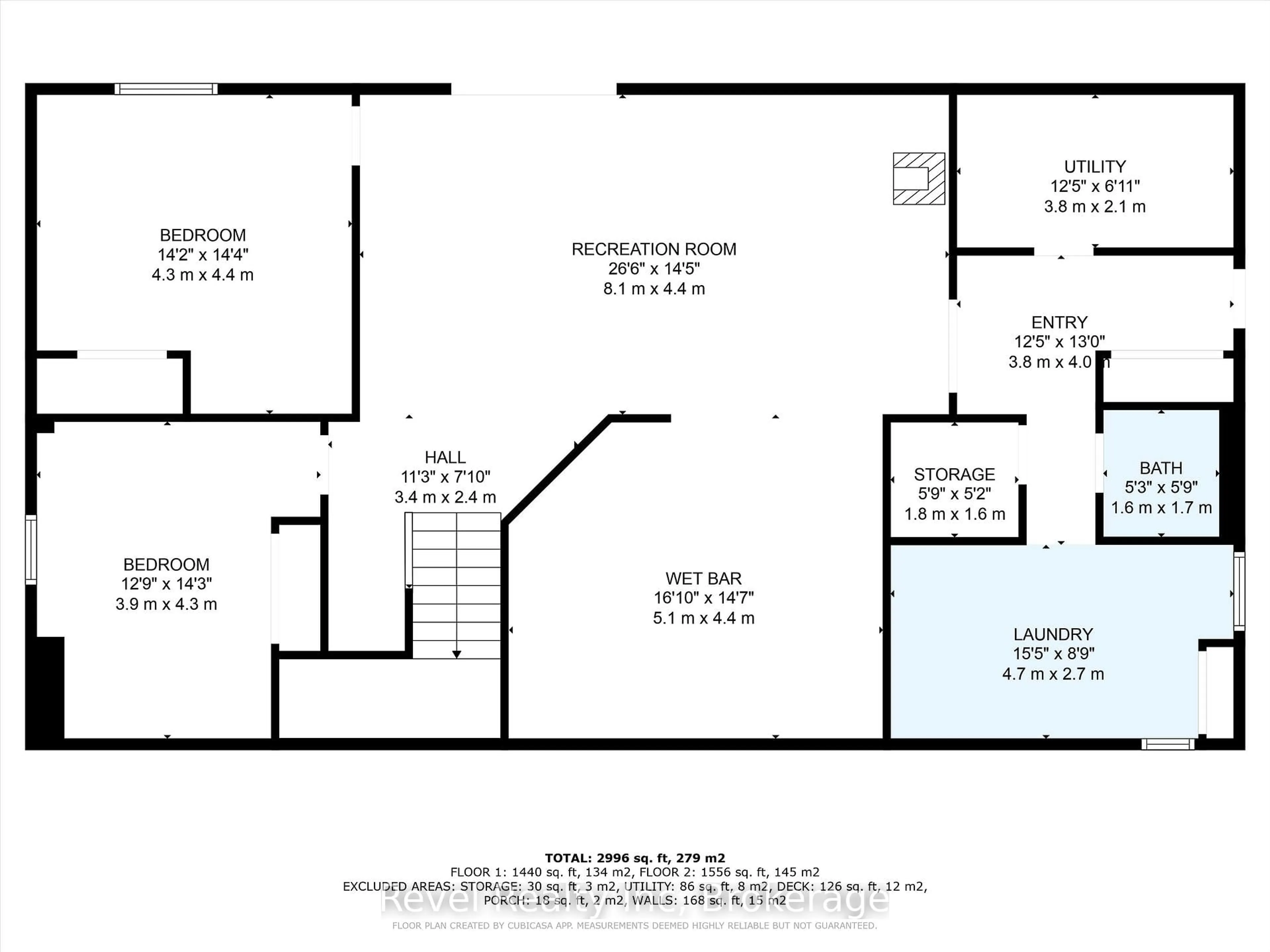 Floor plan for 1326 Echo Lake Rd, Lake of Bays Ontario P0B 1A0