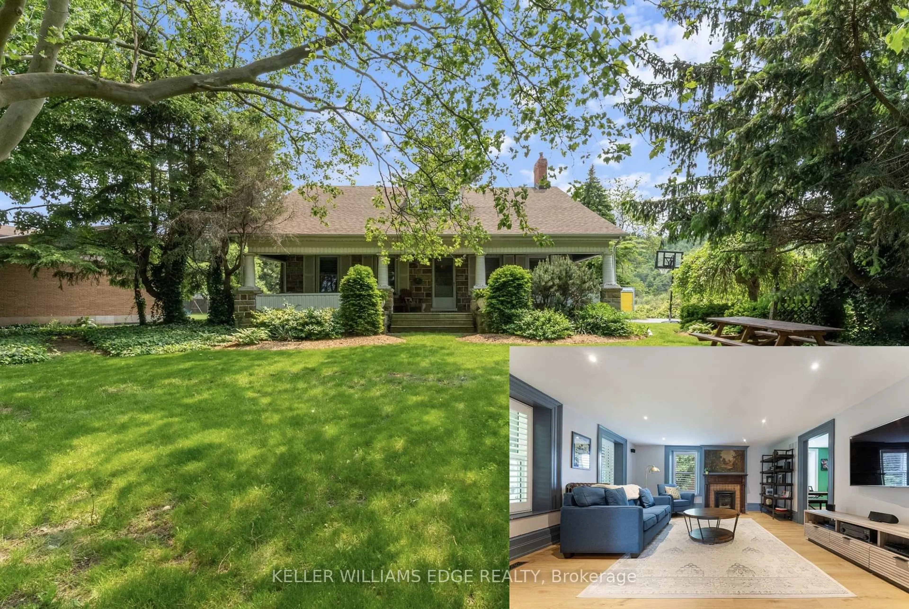 A pic from outside/outdoor area/front of a property/back of a property/a pic from drone, street for 982 Highway 8, Hamilton Ontario L8E 5H9