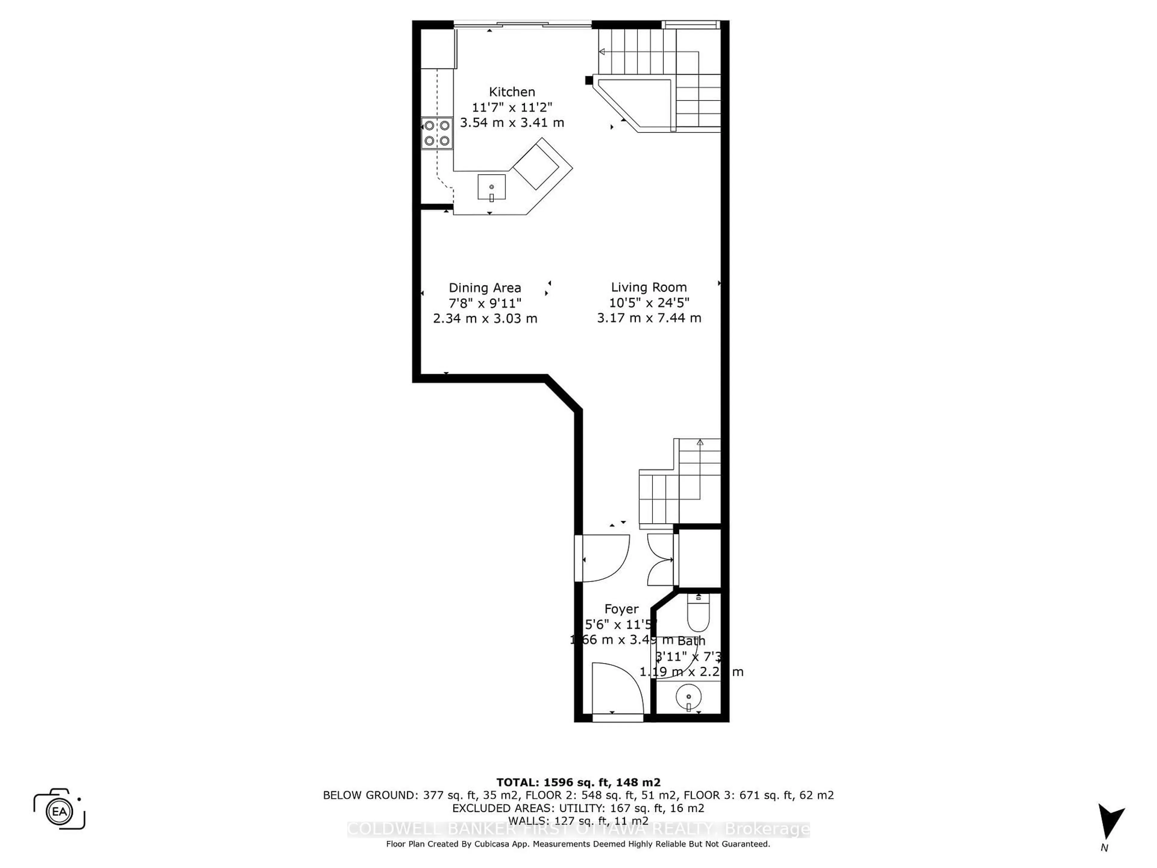 Floor plan for 18 MAXTON Private, Ottawa Ontario K1J 1J2