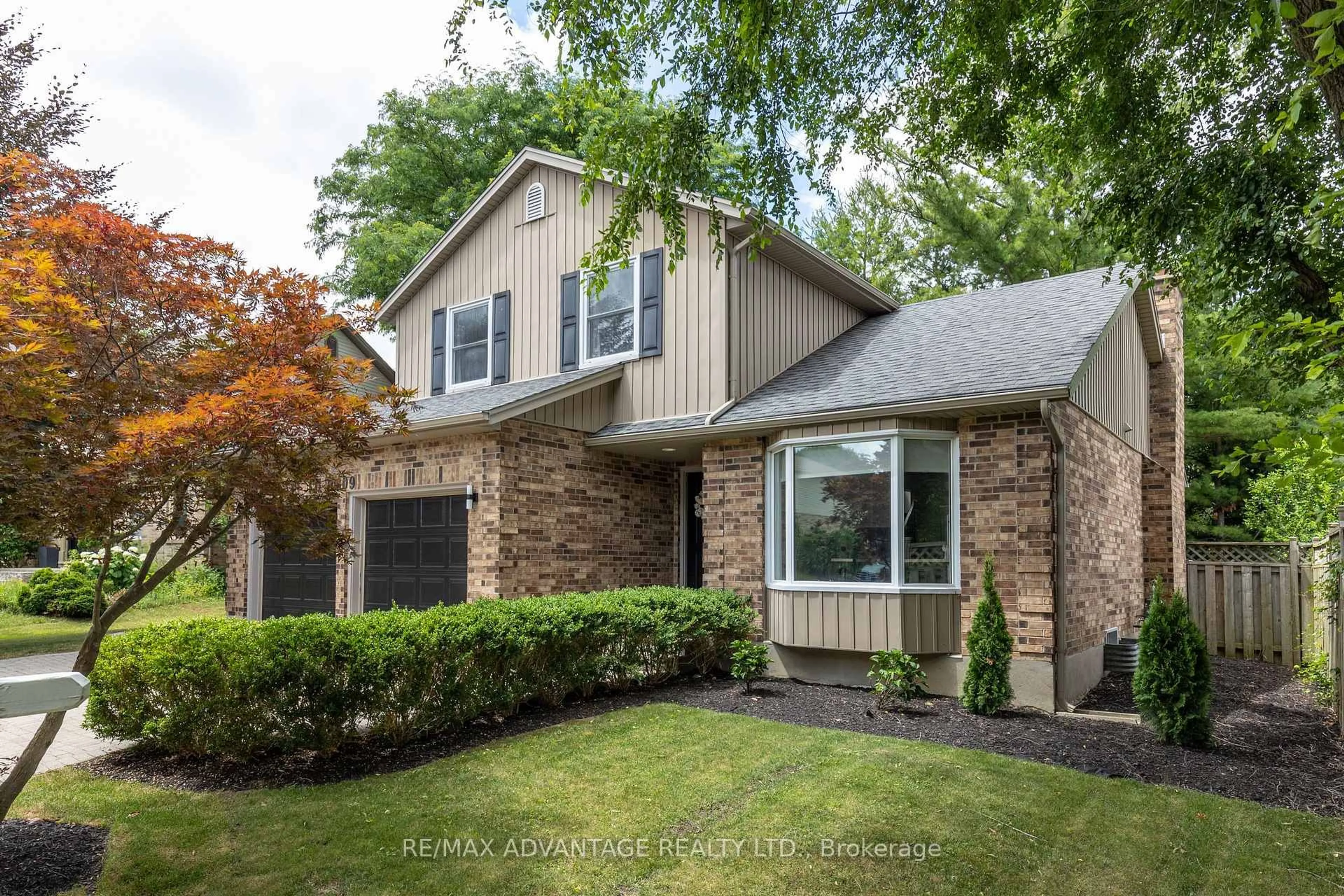 Home with brick exterior material, street for 1809 Phillbrook Dr, London North Ontario N5X 2Y2