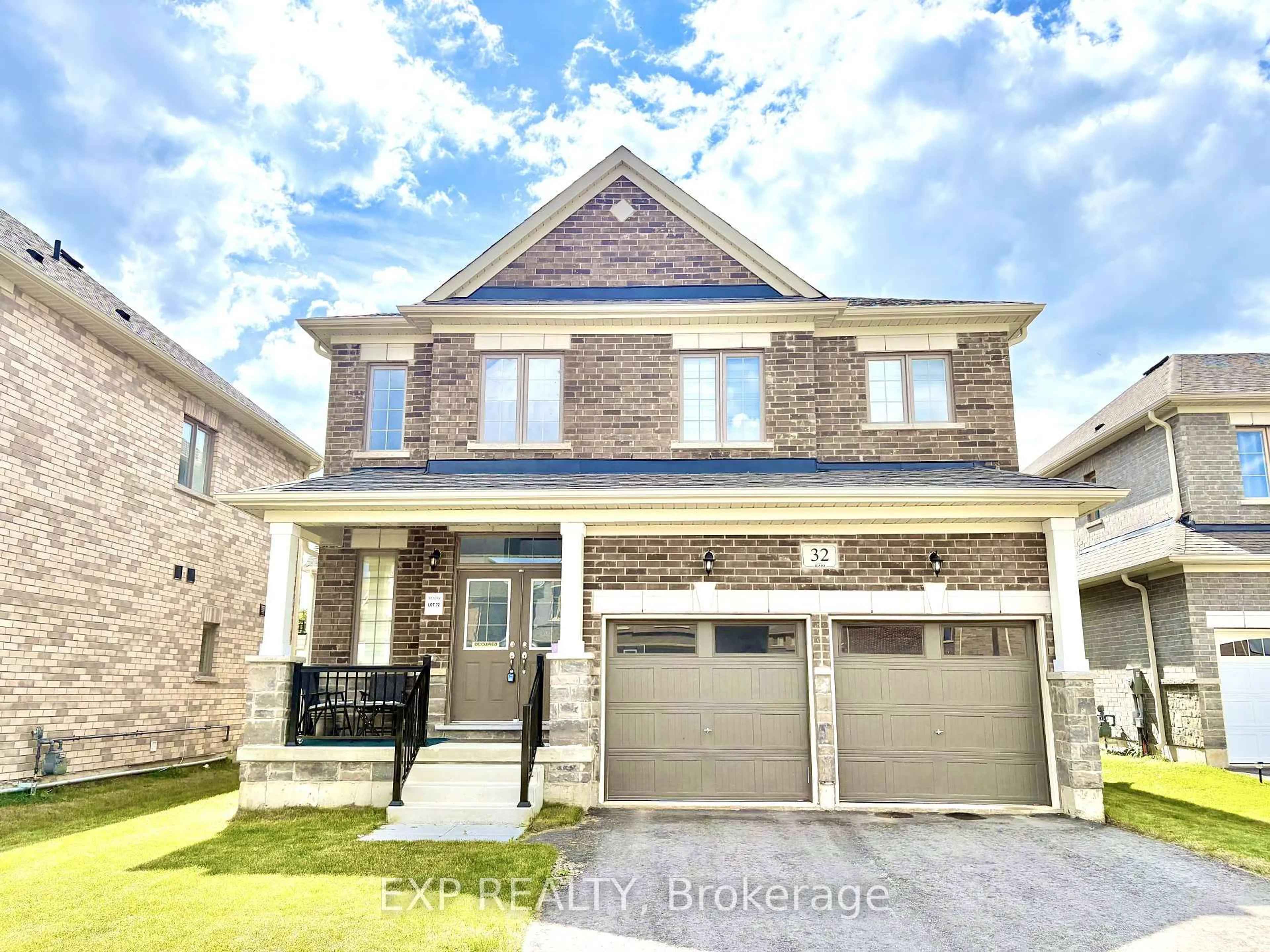 Home with brick exterior material, street for 32 Doc Lougheed Ave, Southgate Ontario N0C 1B0