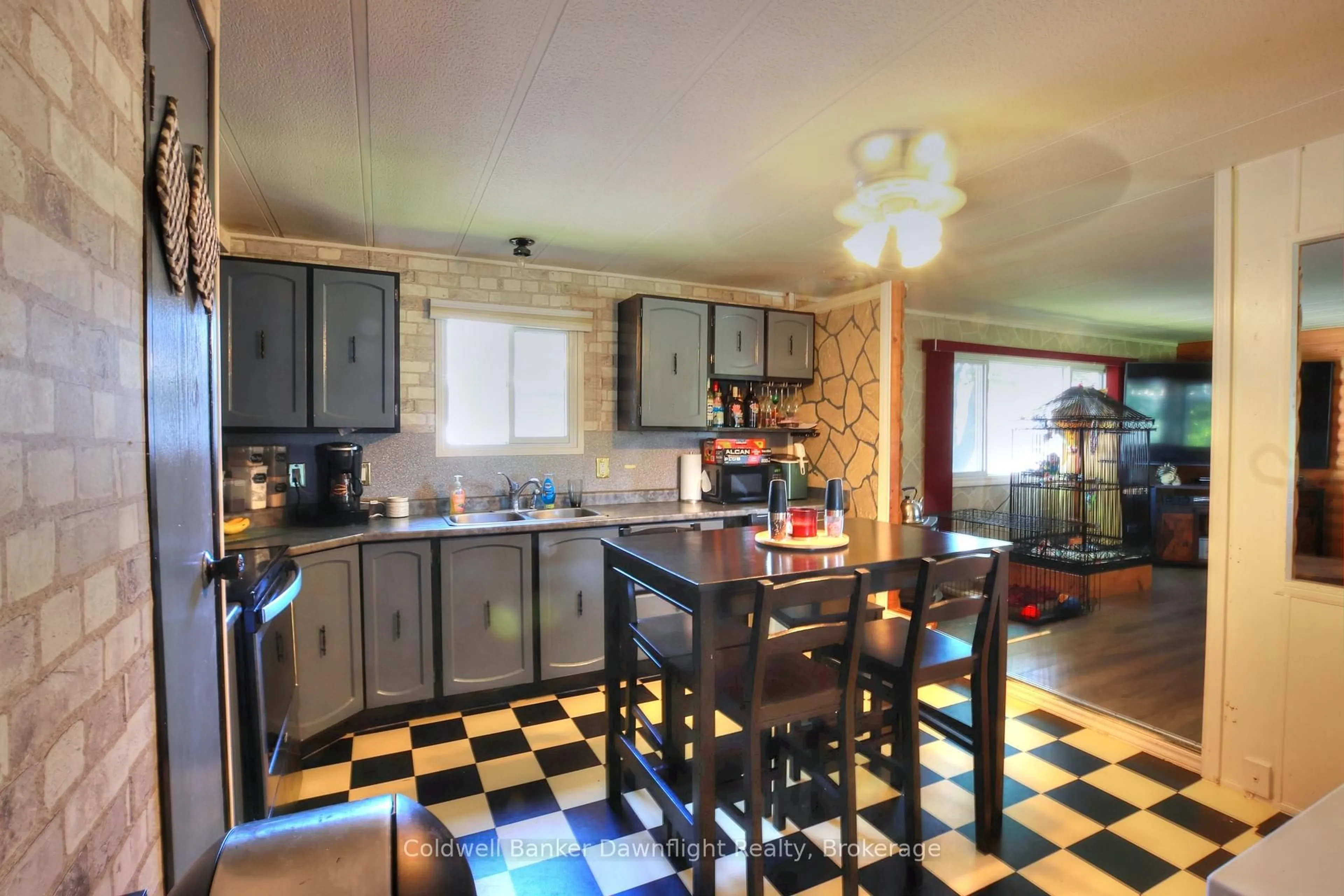 Open concept kitchen, unknown for 75049 Hensall Rd #7 First Ave, Huron East Ontario N0K 1W0