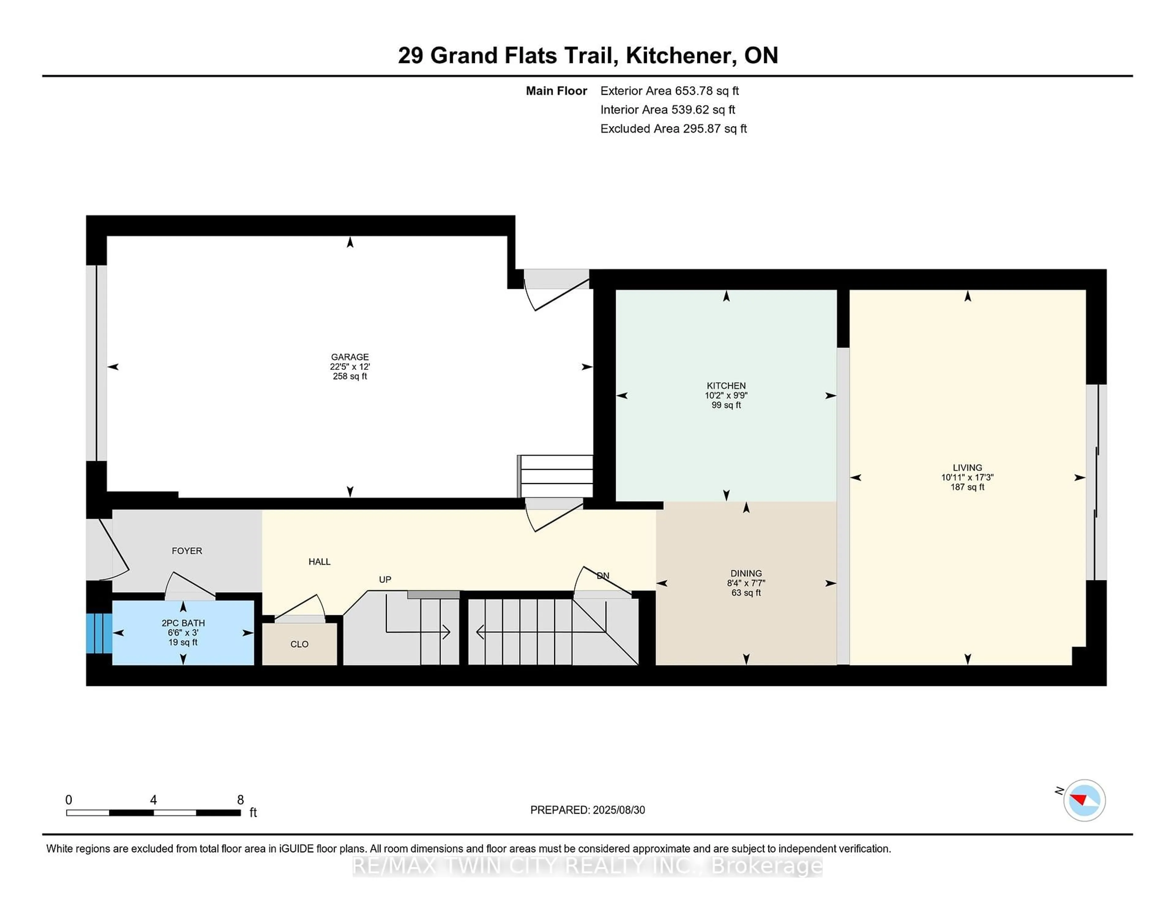 Floor plan for 29 Grand Flats Tr, Kitchener Ontario N2A 0H7