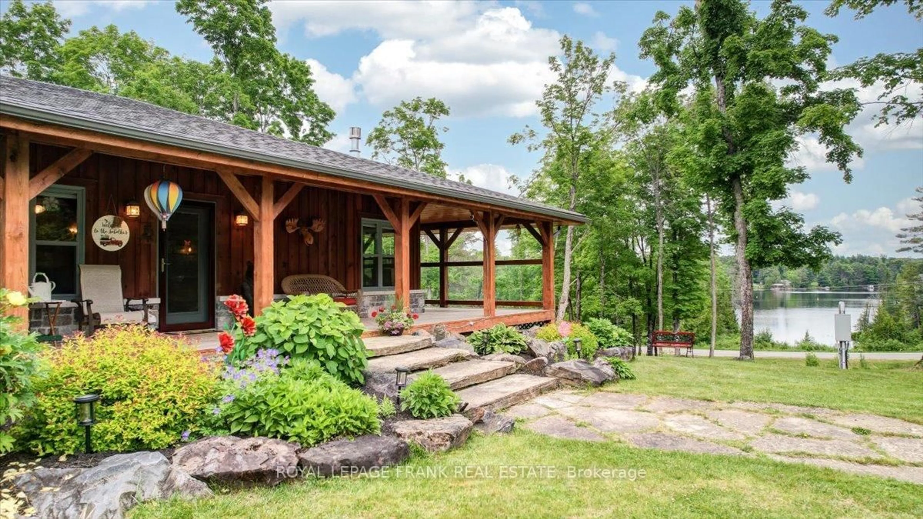 Patio, mountain view for 944 Steenburg Lake Rd, Hastings Ontario K0L 1W0