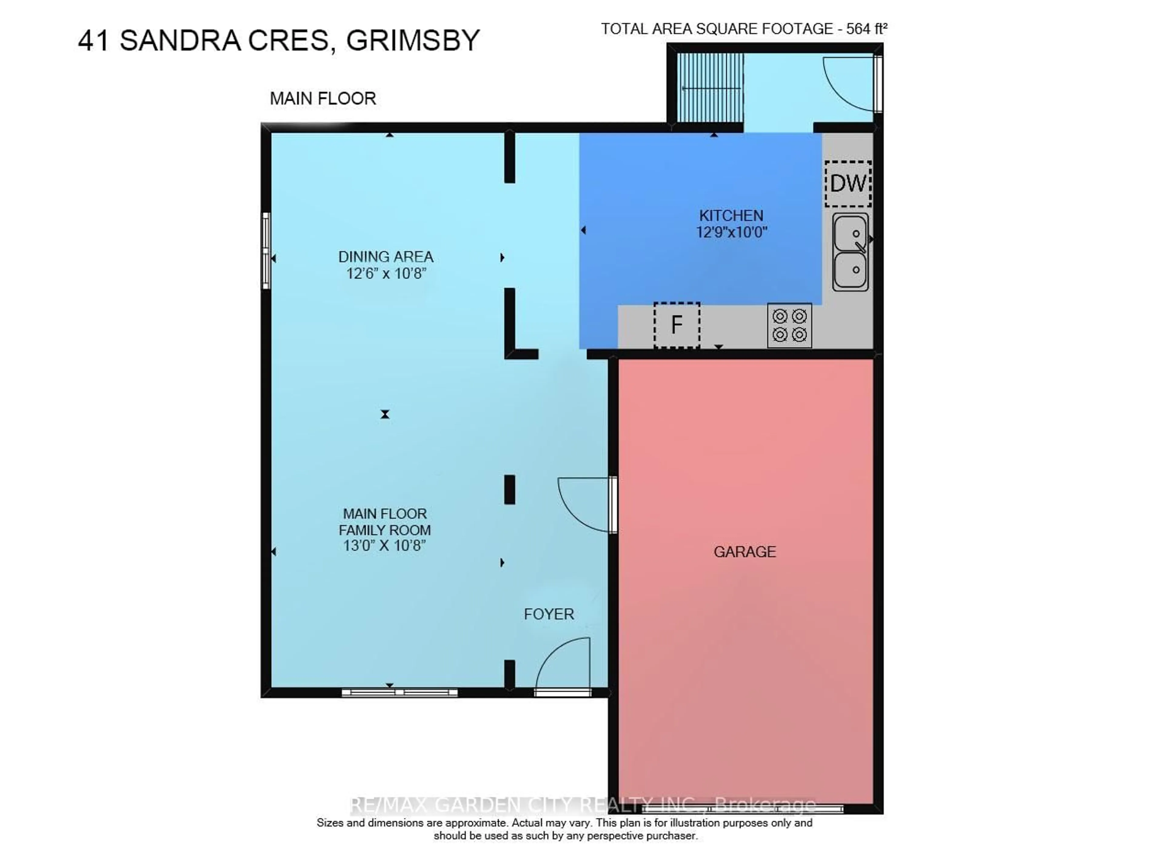 Floor plan for 41 SANDRA Cres, Grimsby Ontario L3M 4Y9