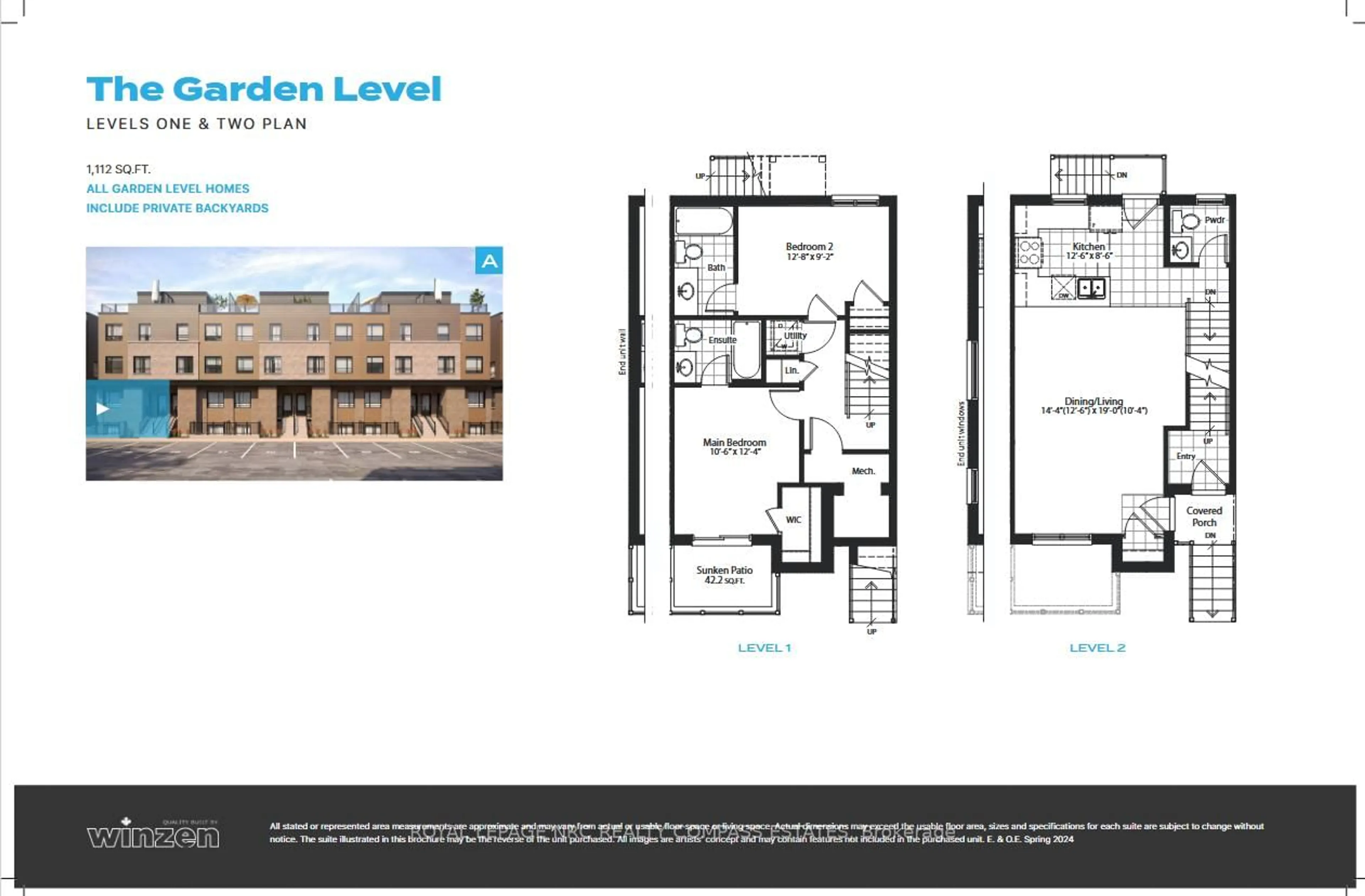 Floor plan for 6705 Cropp St #119, Niagara Falls Ontario L2E 5J8