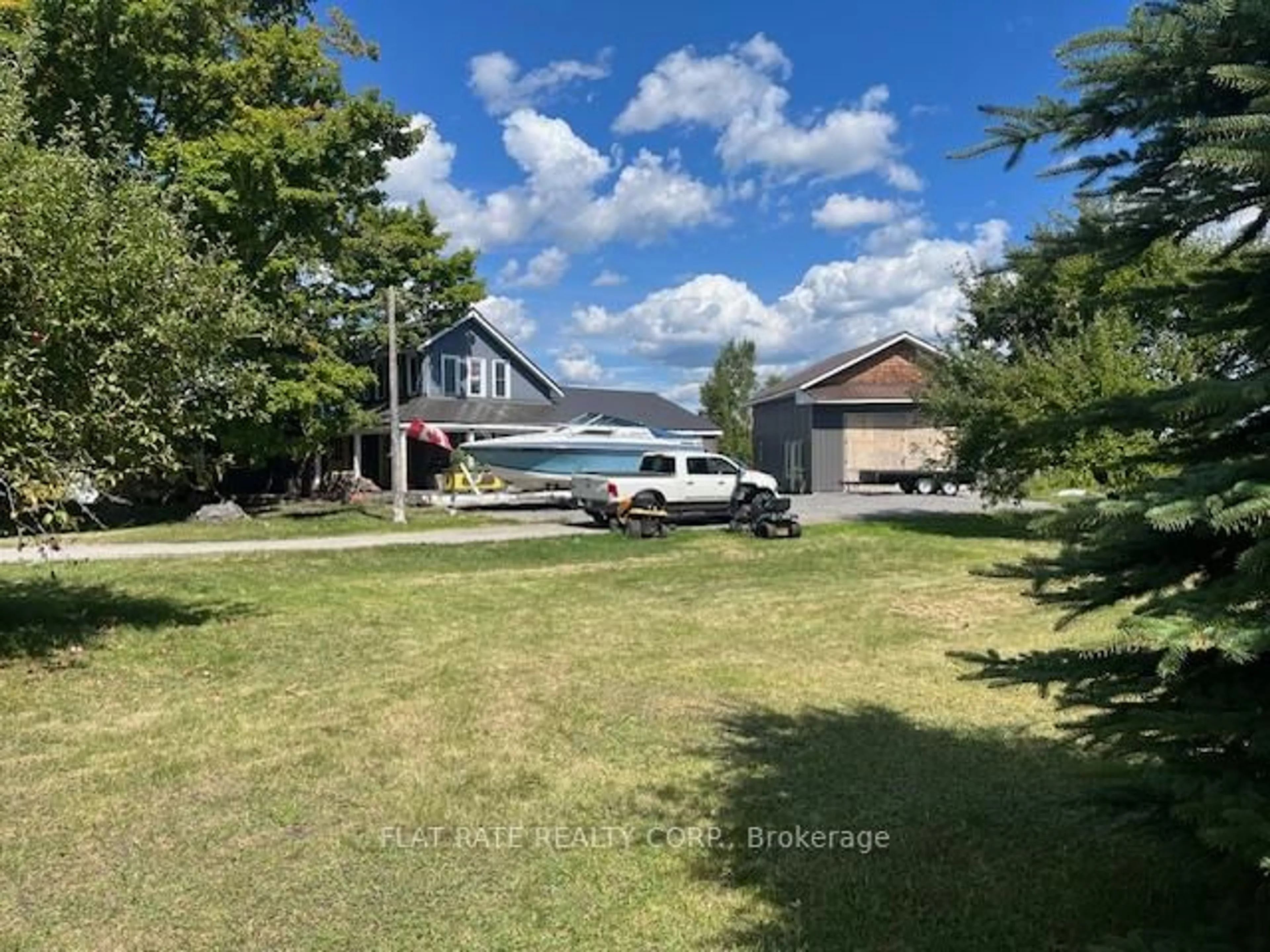 A pic from outside/outdoor area/front of a property/back of a property/a pic from drone, unknown for 2917 County Road 38, Douro-Dummer Ontario K0L 3A0