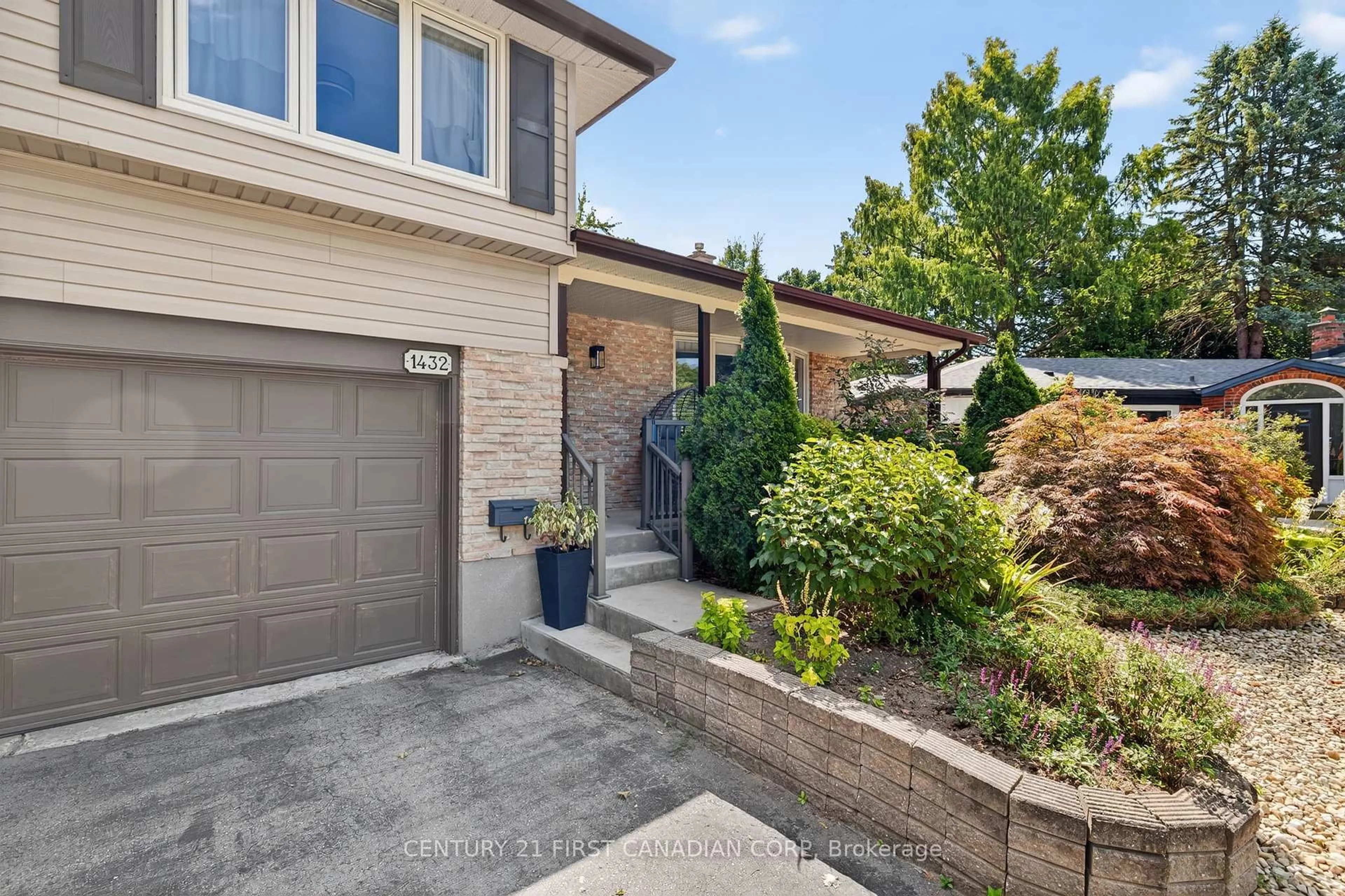 Home with brick exterior material, street for 1432 Norman Pl, London South Ontario N6K 2S7