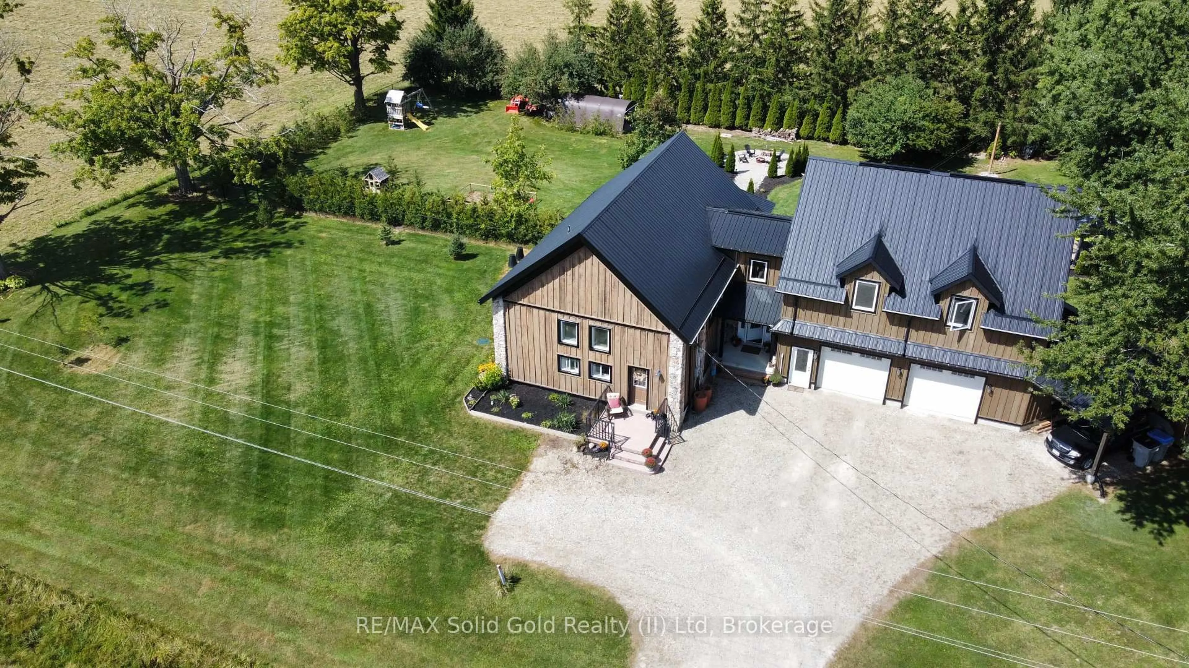 A pic from outside/outdoor area/front of a property/back of a property/a pic from drone, unknown for 5098 Perth Road 164, West Perth Ontario N0K 1N0