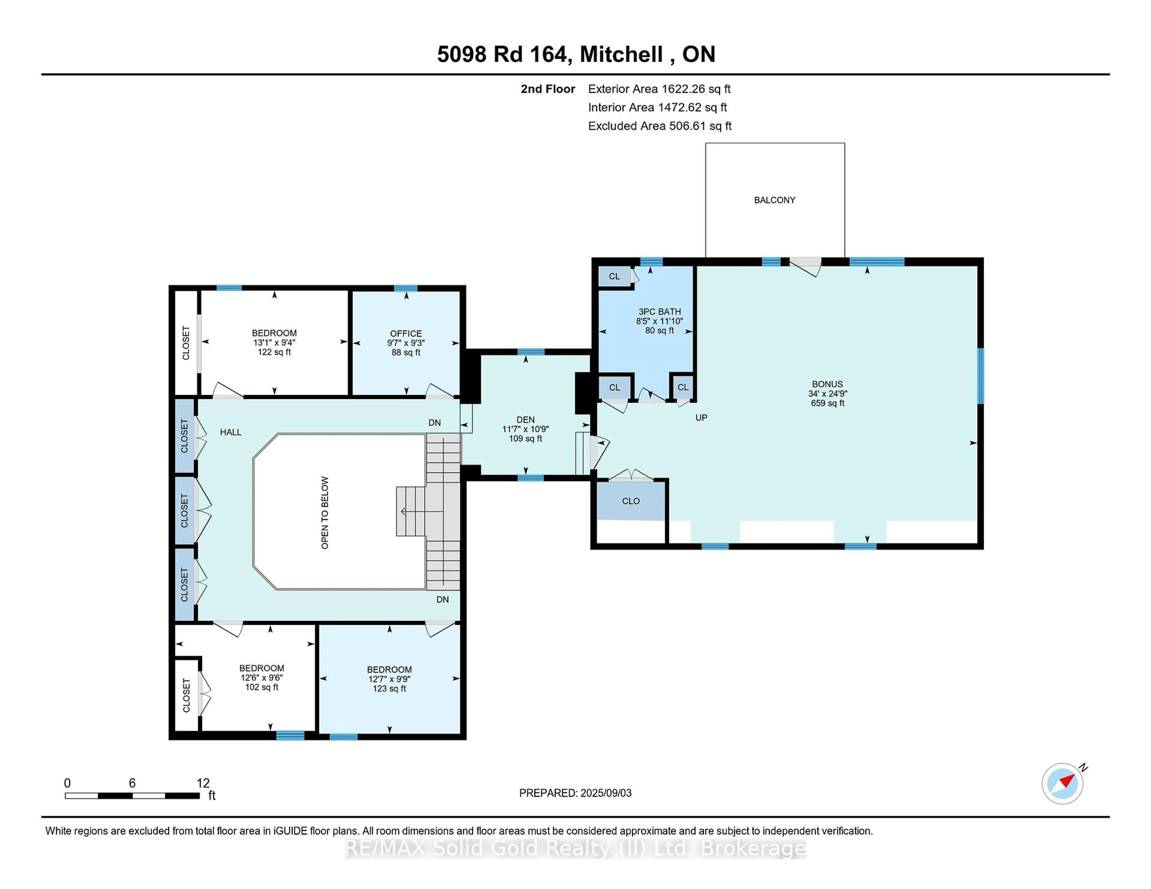 Floor plan for 5098 Perth Road 164, West Perth Ontario N0K 1N0