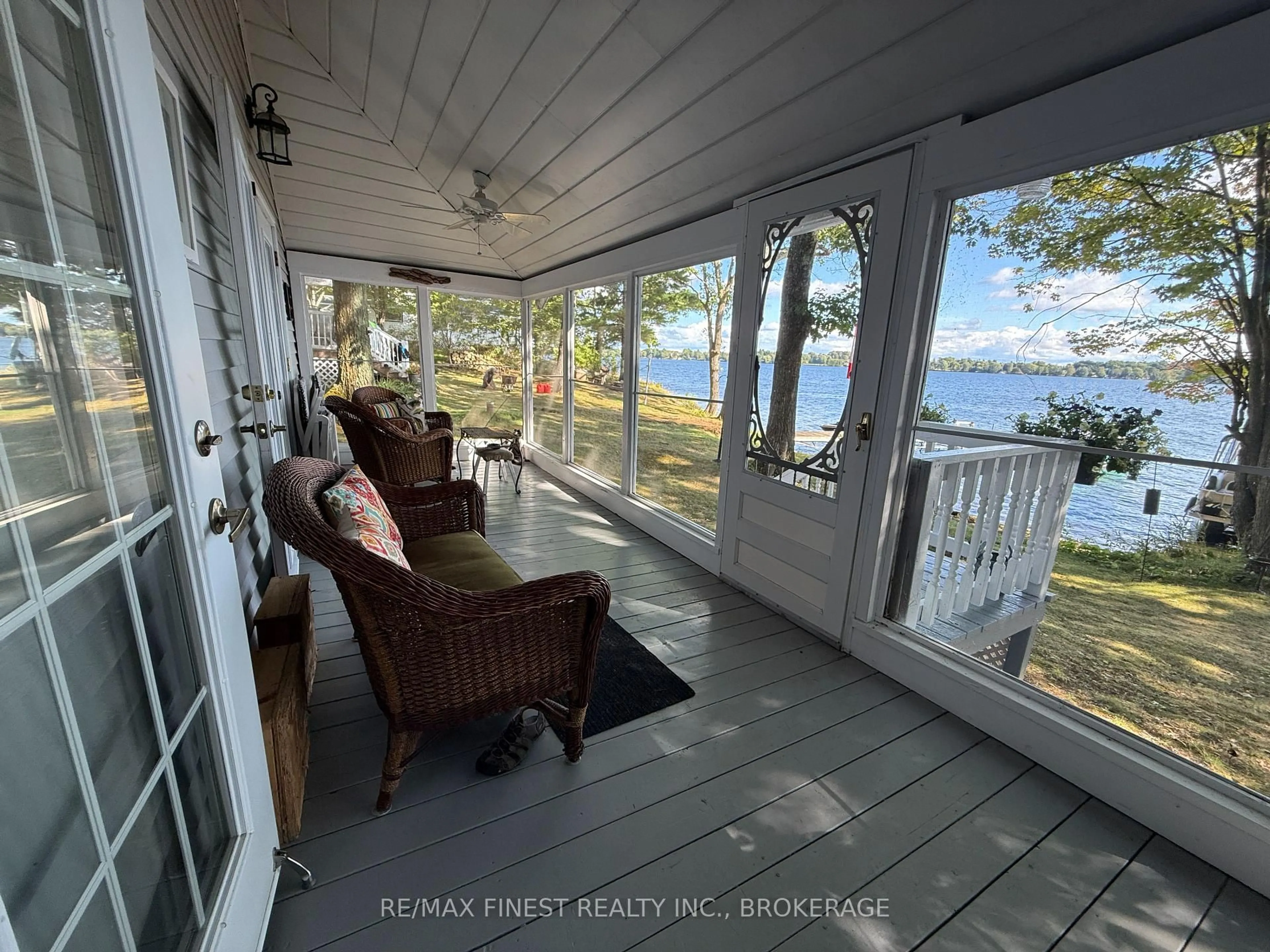 Patio, water/lake/river/ocean view for 342 North Shore Rd, Rideau Lakes Ontario K0G 1X0