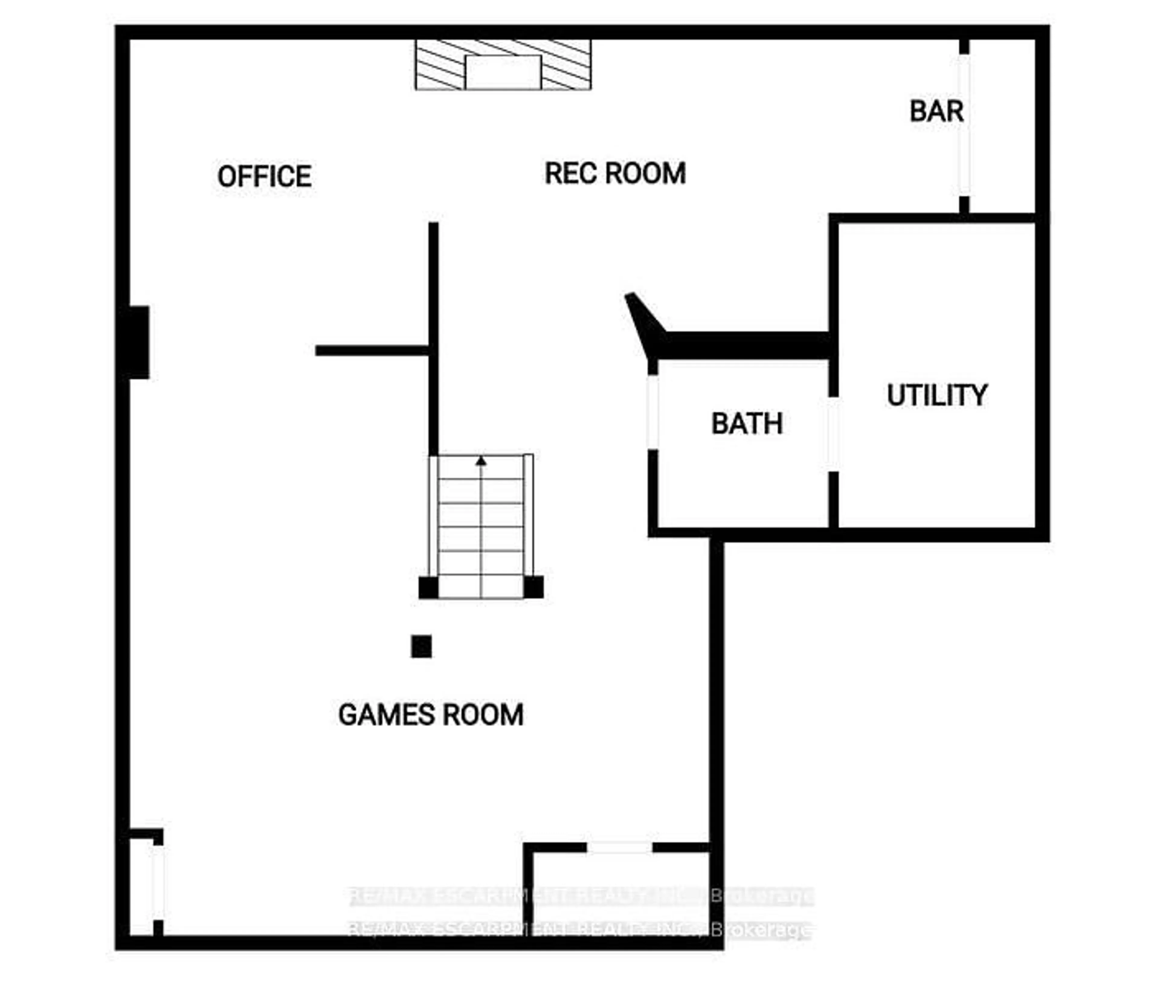 Floor plan for 448 Acadia Dr, Hamilton Ontario L8W 3A4