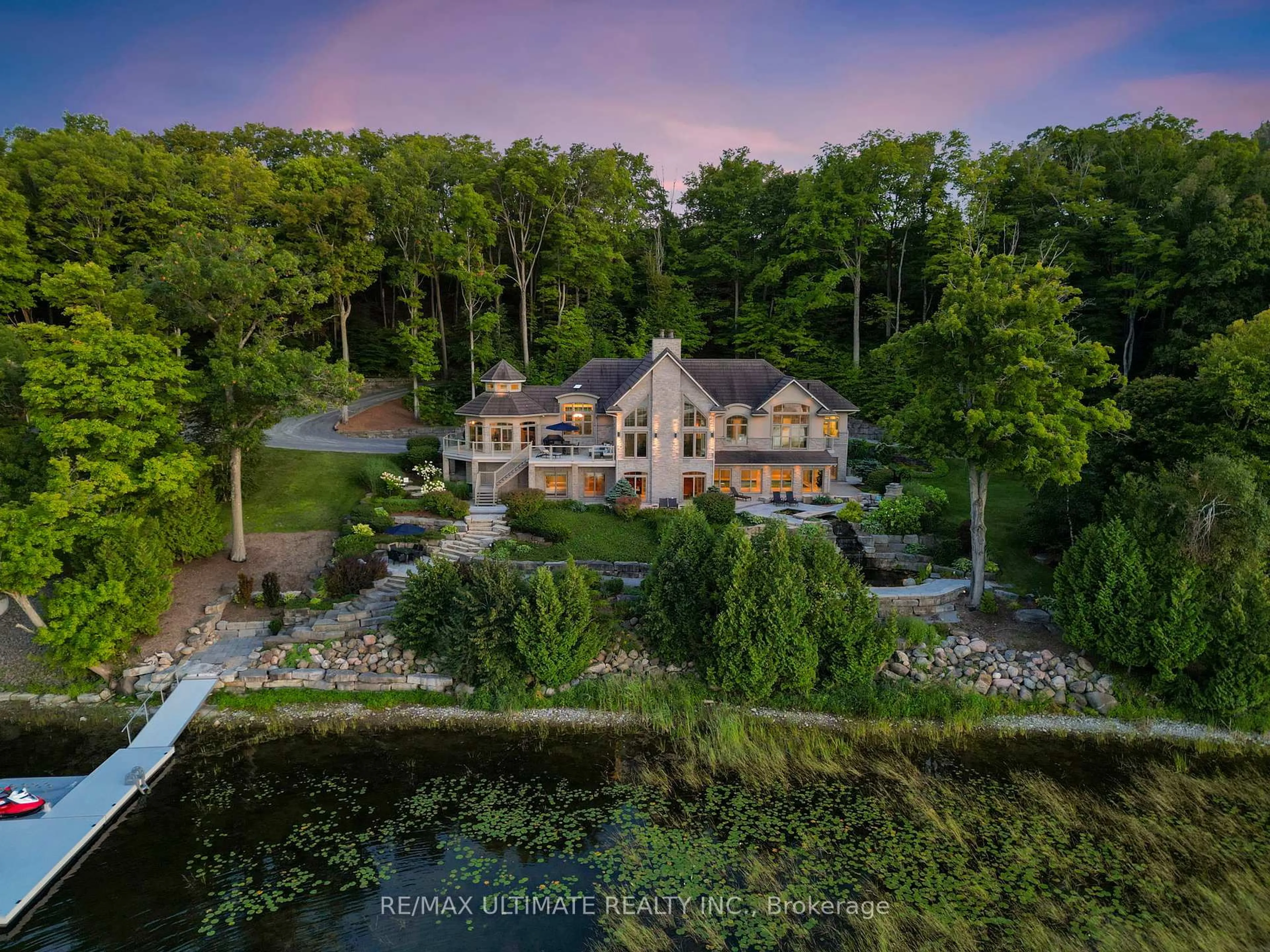 A pic from outside/outdoor area/front of a property/back of a property/a pic from drone, water/lake/river/ocean view for 1086 County 14 Rd, Prince Edward County Ontario K0K 1W0