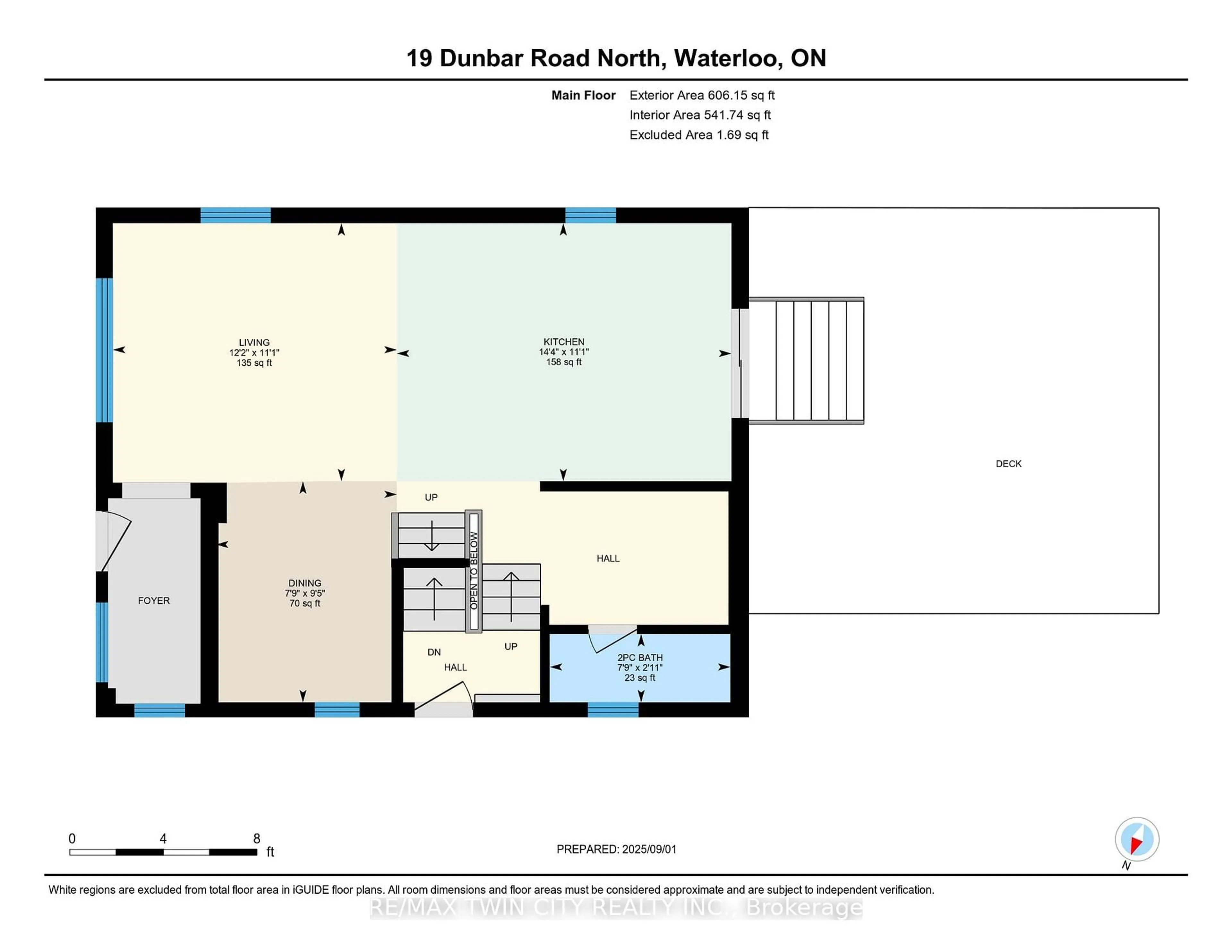 Floor plan for 19 Dunbar Rd, Waterloo Ontario N2L 2C8