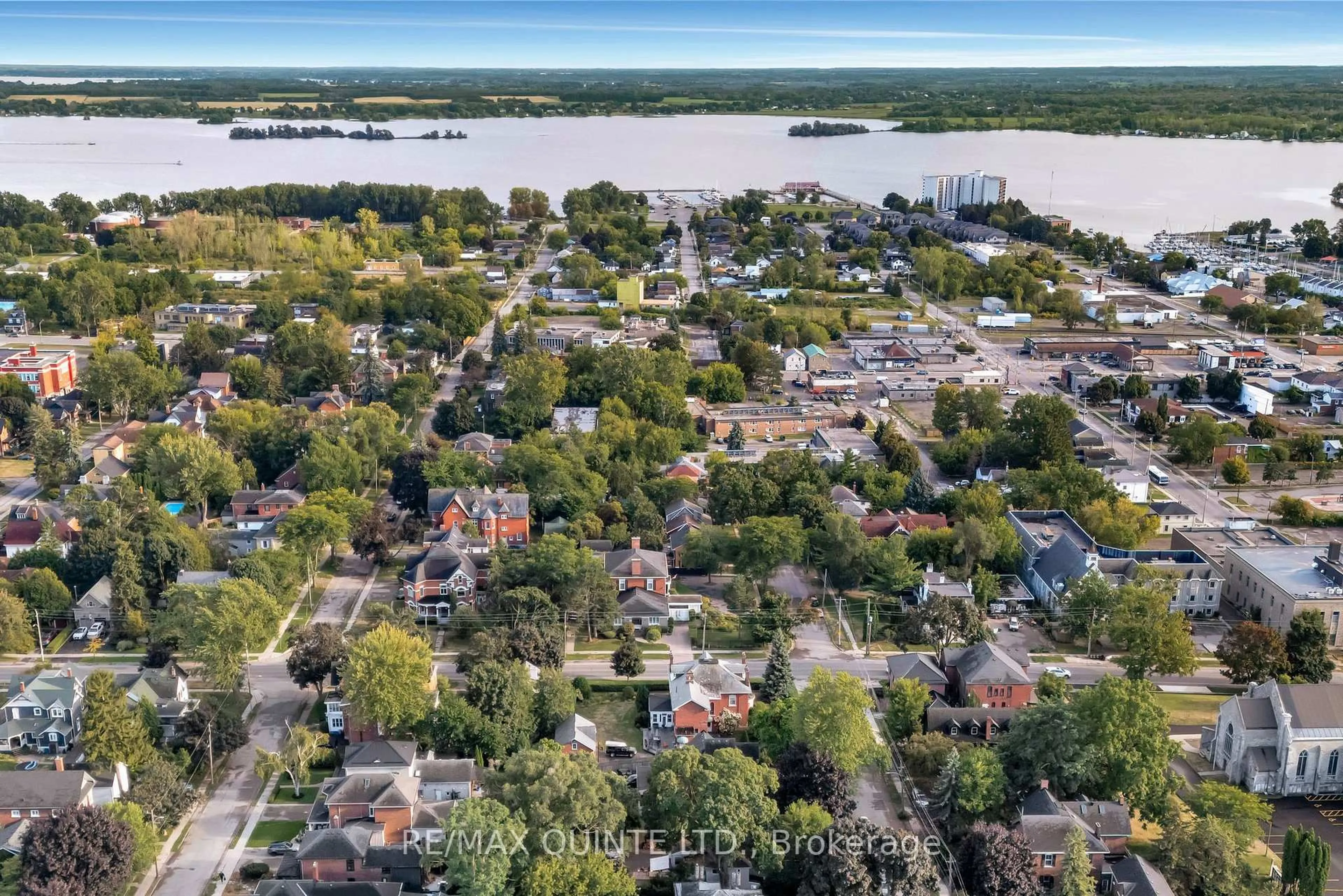A pic from outside/outdoor area/front of a property/back of a property/a pic from drone, water/lake/river/ocean view for 99 Bridge St #5, Belleville Ontario K8N 1M2