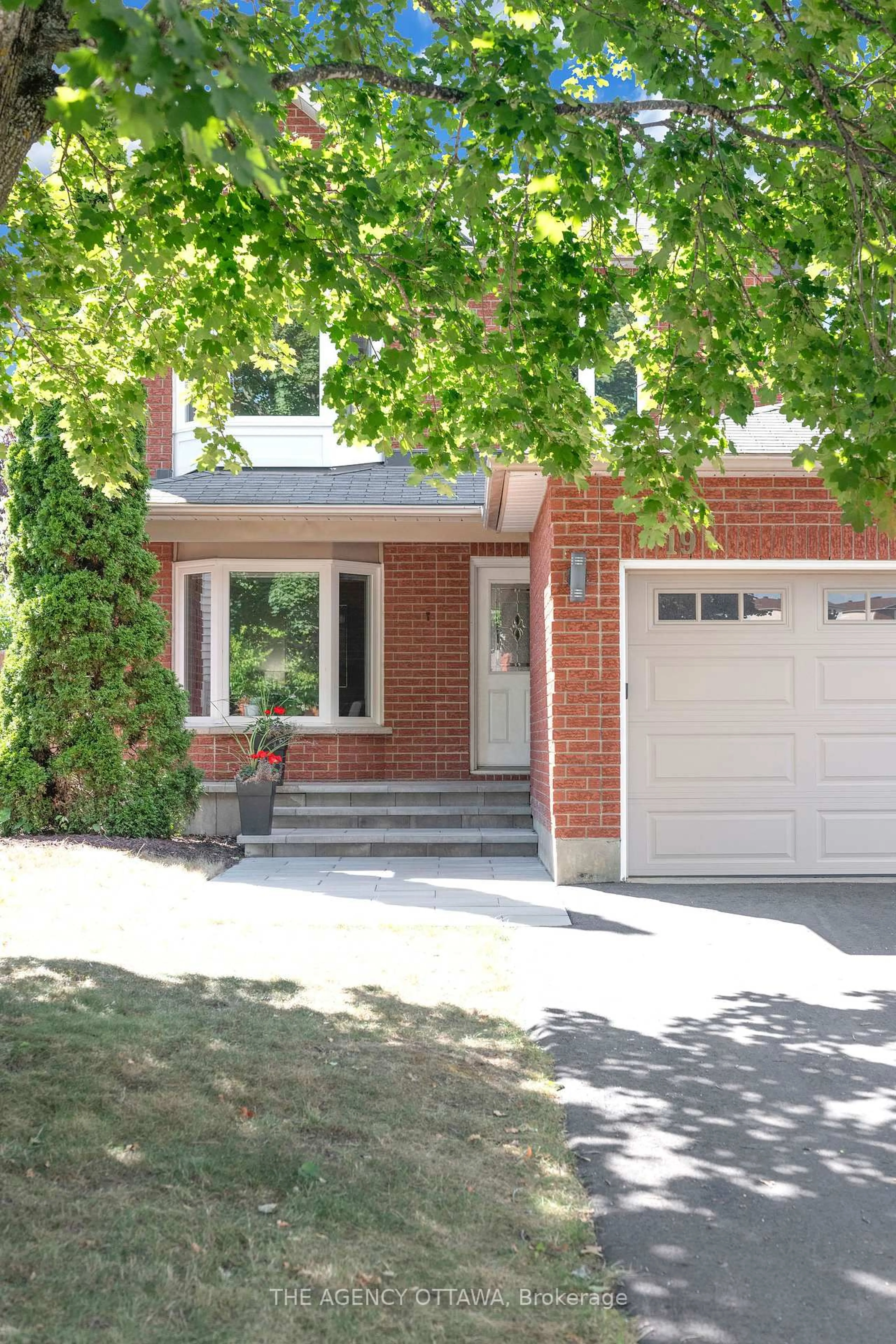 Home with brick exterior material, street for 19 Forestglade Cres, Ottawa Ontario K1G 5X3
