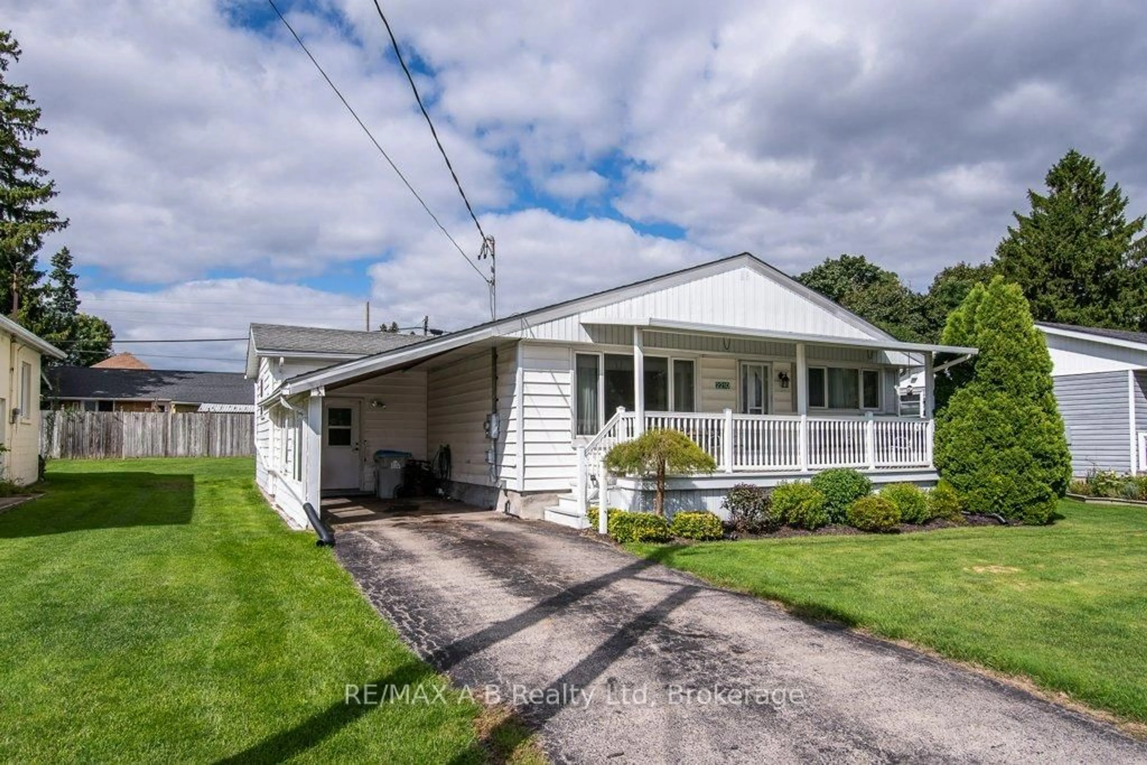 A pic from outside/outdoor area/front of a property/back of a property/a pic from drone, street for 2210 William Shakespeare St, Perth East Ontario N0B 2P0