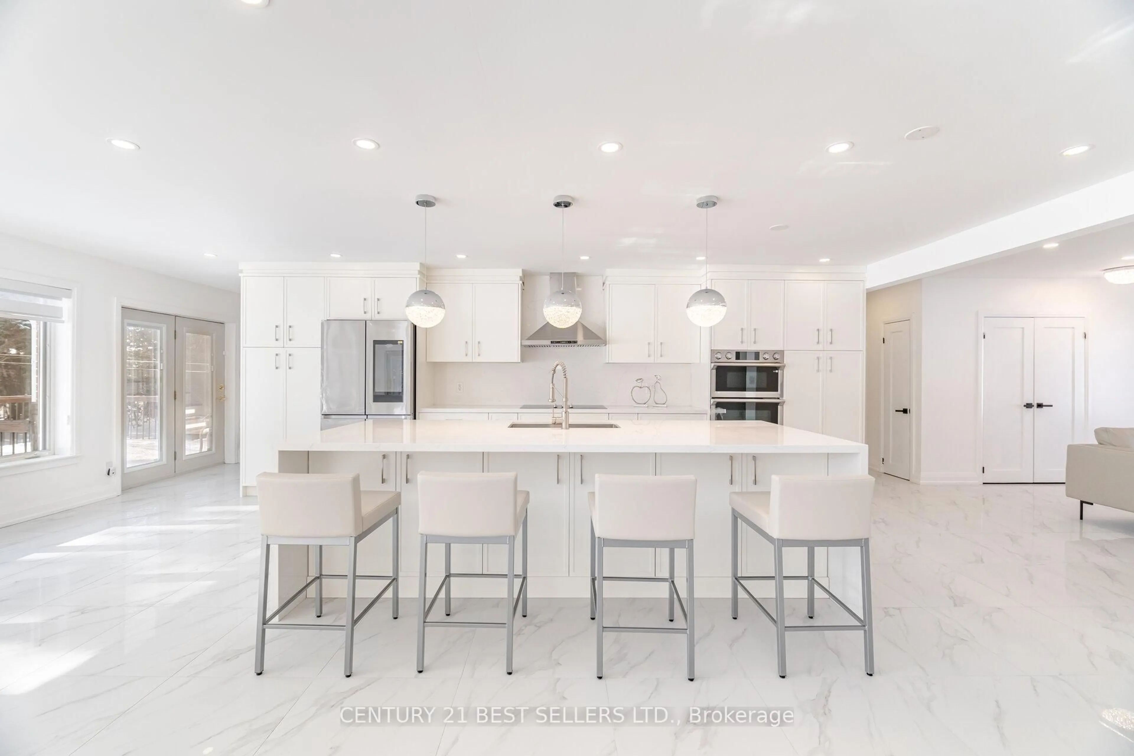 Contemporary kitchen, ceramic/tile floor for 3446 Governors Rd, Hamilton Ontario L0R 1T0