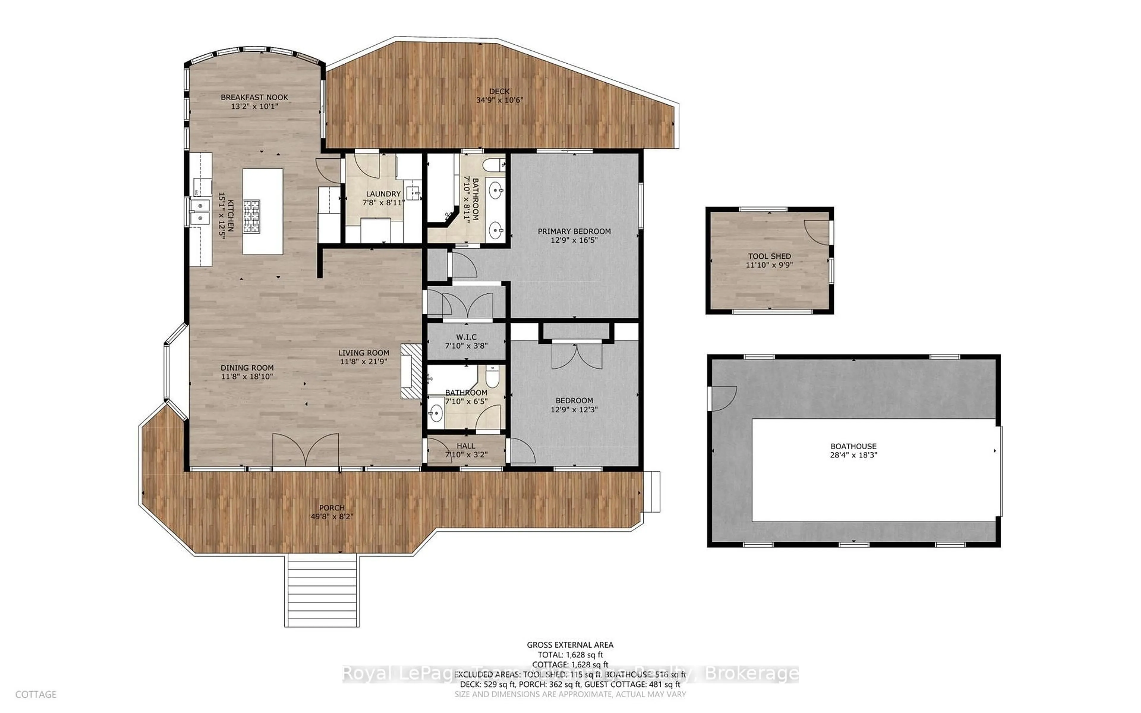 Floor plan for 5 Fallingview Tr, Seguin Ontario P2A 0B2