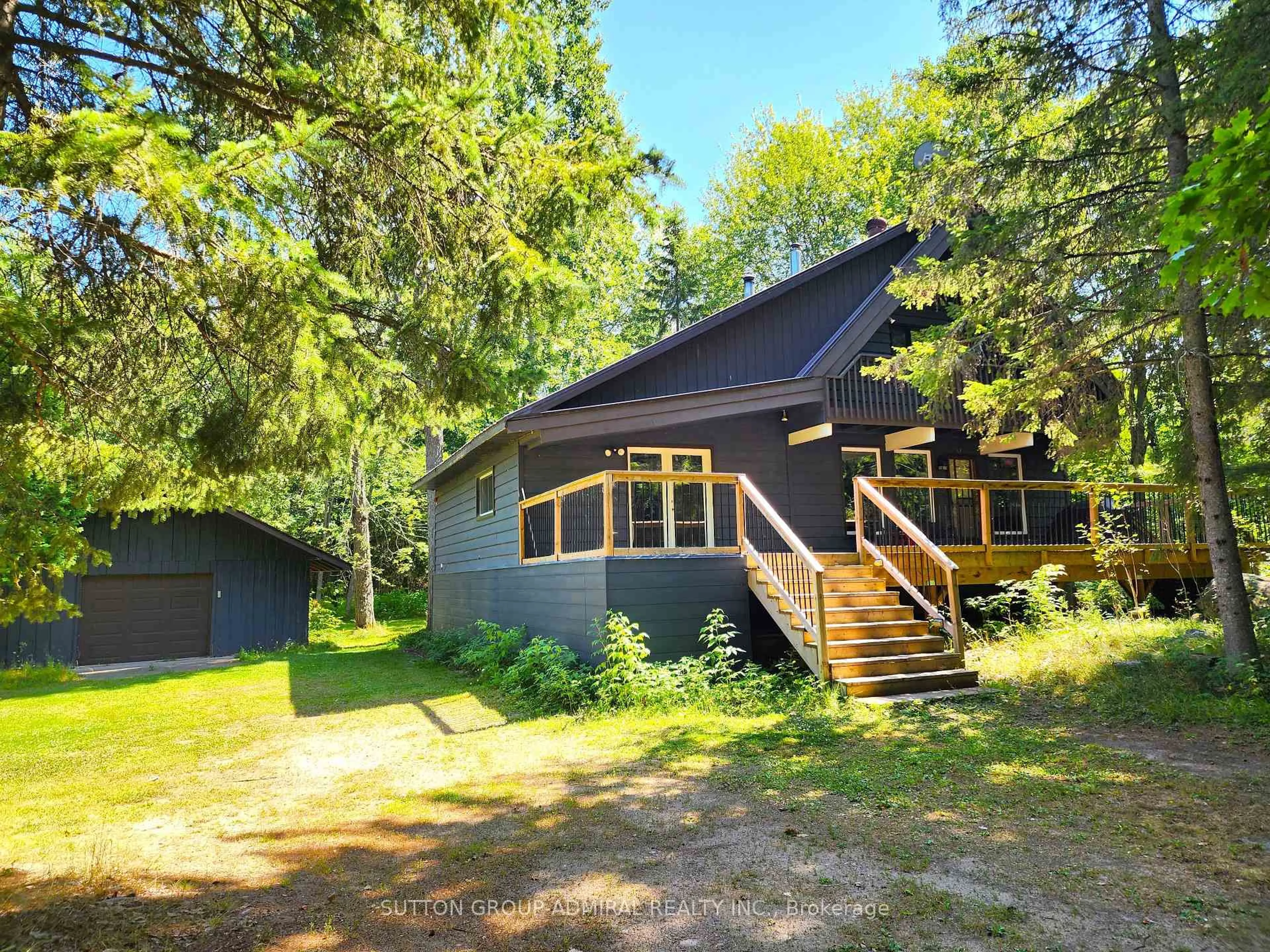 A pic from outside/outdoor area/front of a property/back of a property/a pic from drone, unknown for 525 Waltonian Dr, Nipissing Ontario P0H 1H0