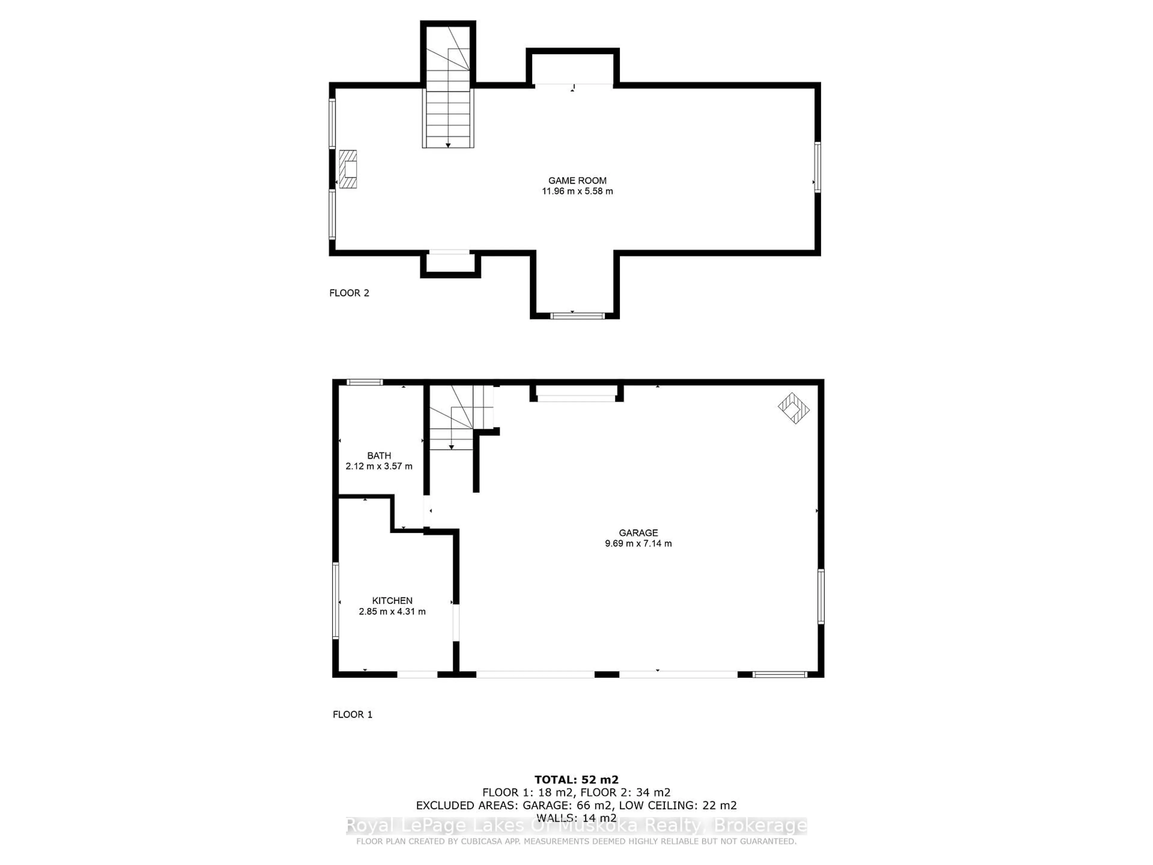 Floor plan for 195 CHARLIES Lane, Huntsville Ontario P0B 1M0