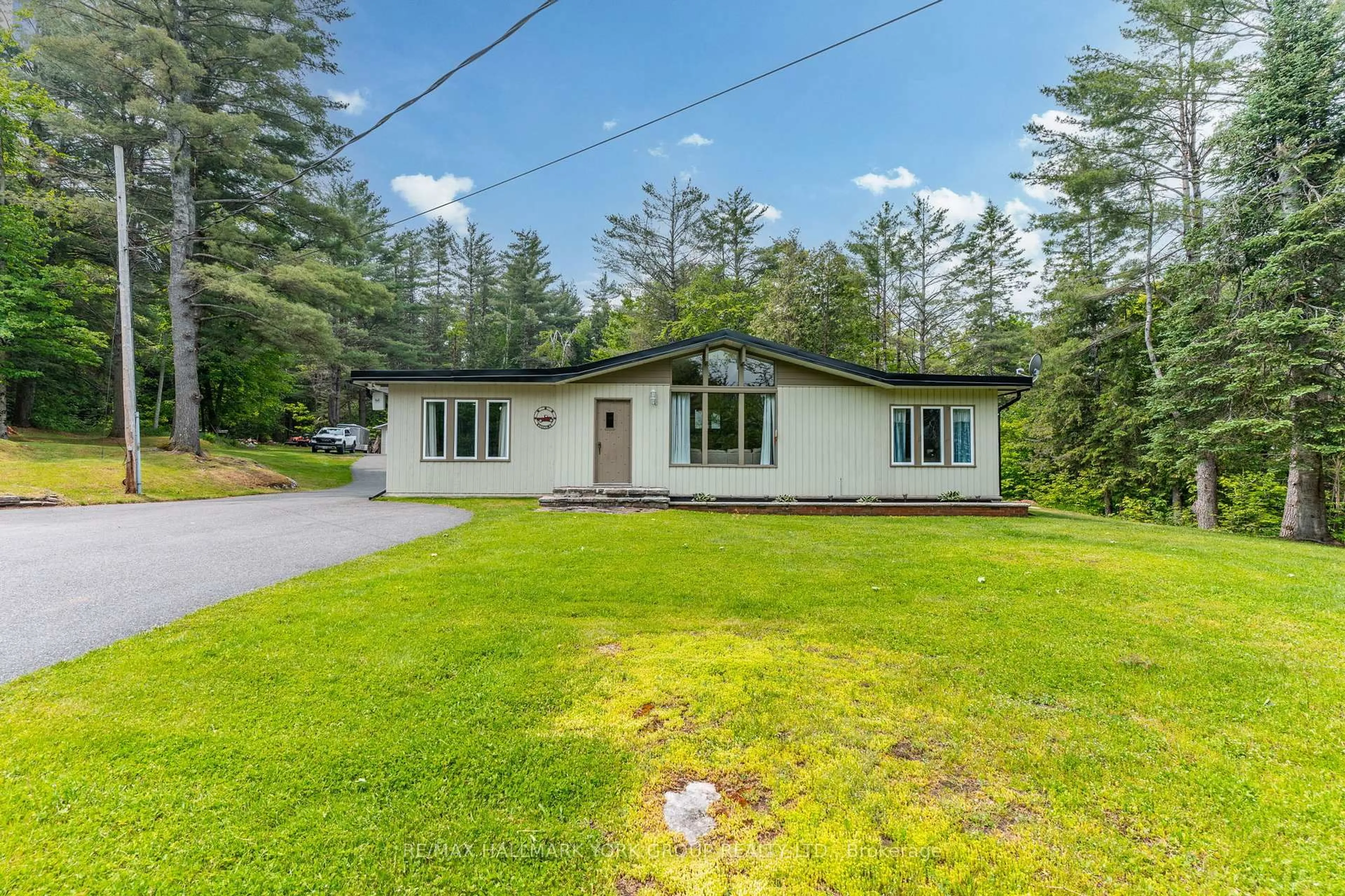 A pic from outside/outdoor area/front of a property/back of a property/a pic from drone, unknown for 4001 County 121 Rd, Kawartha Lakes Ontario K0M 2A0