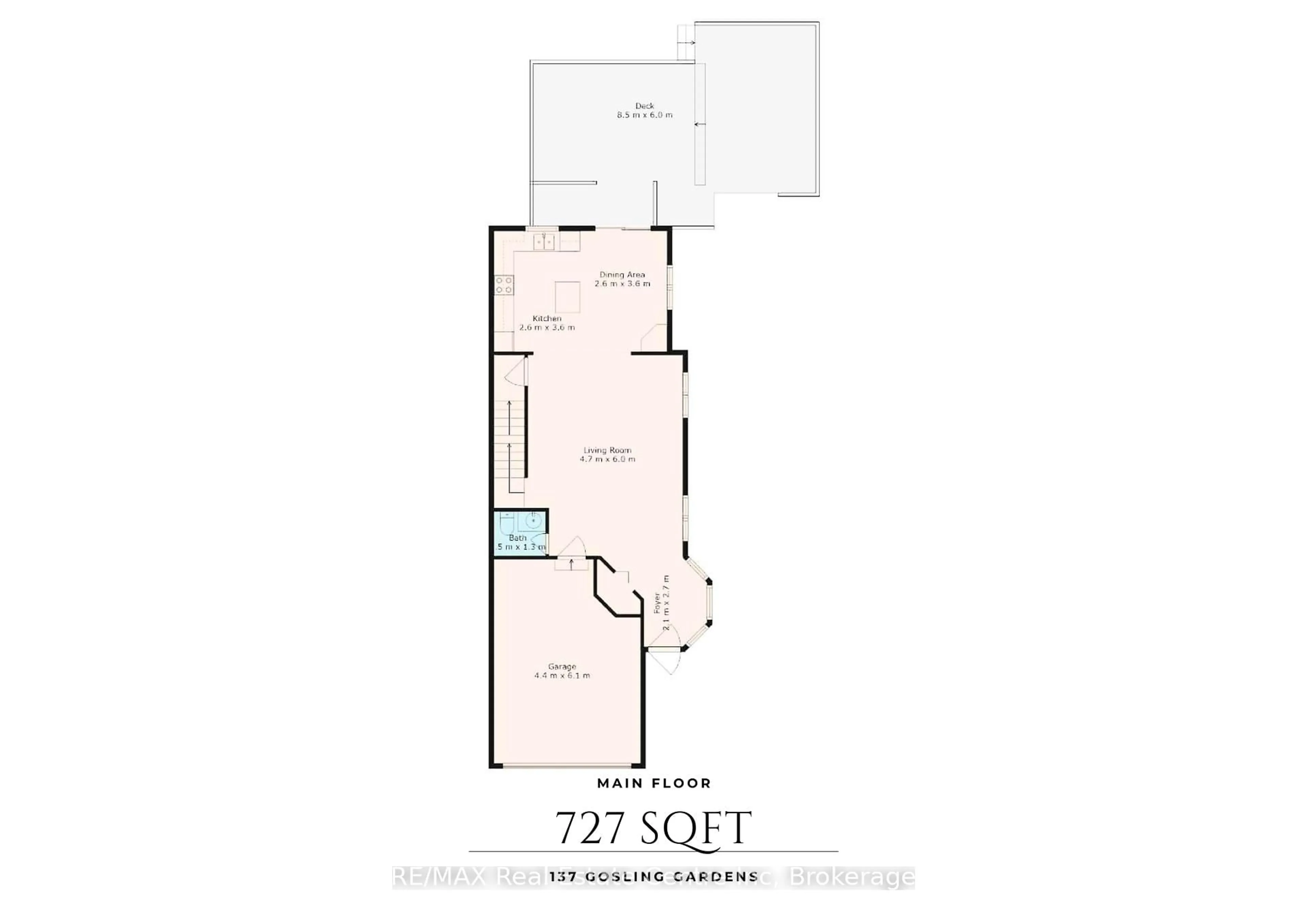 Floor plan for 137 Gosling Gdns, Guelph Ontario N1G 5E6