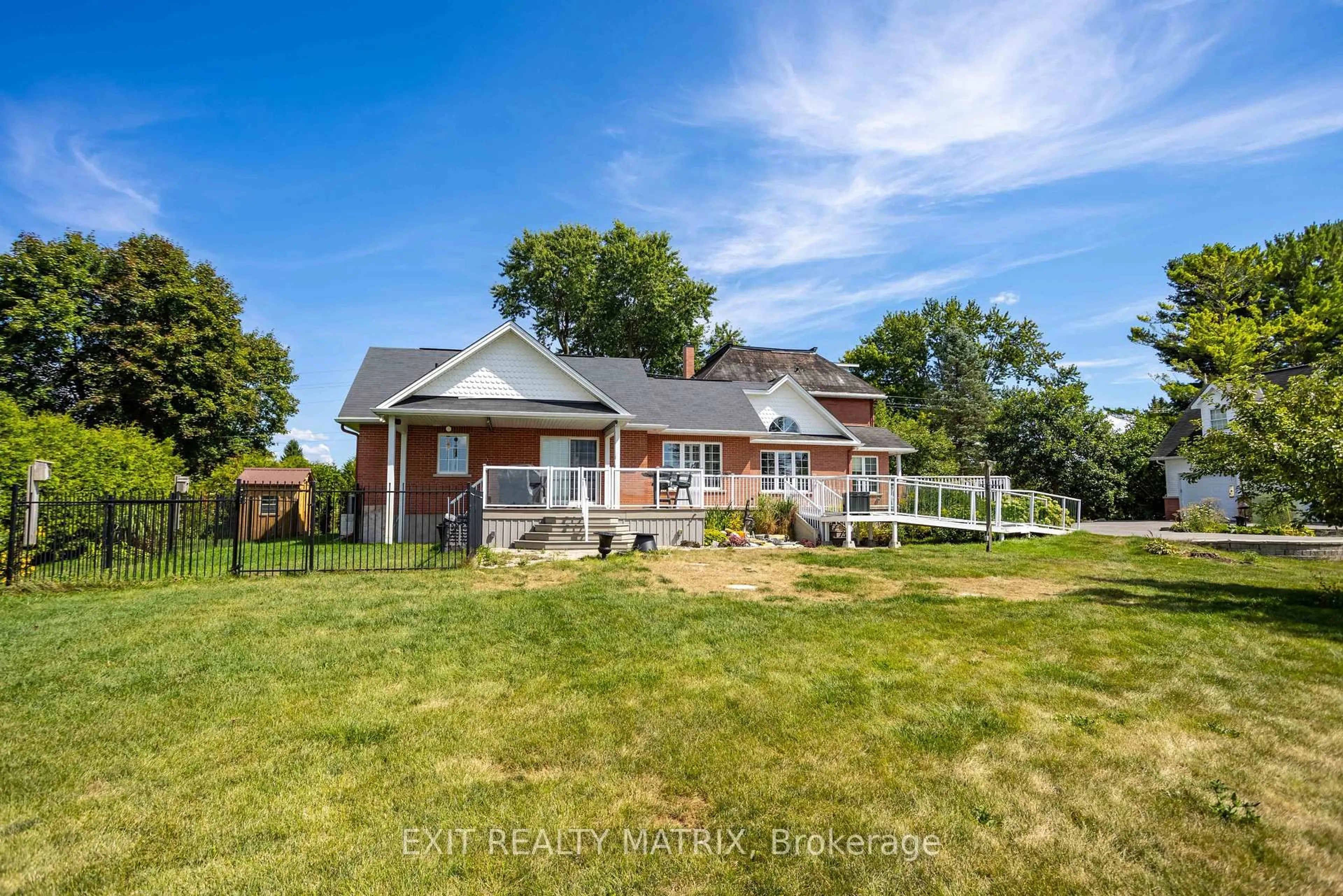 A pic from outside/outdoor area/front of a property/back of a property/a pic from drone, water/lake/river/ocean view for 2392 8th Line Rd, Metcalfe Ontario K0A 2P0