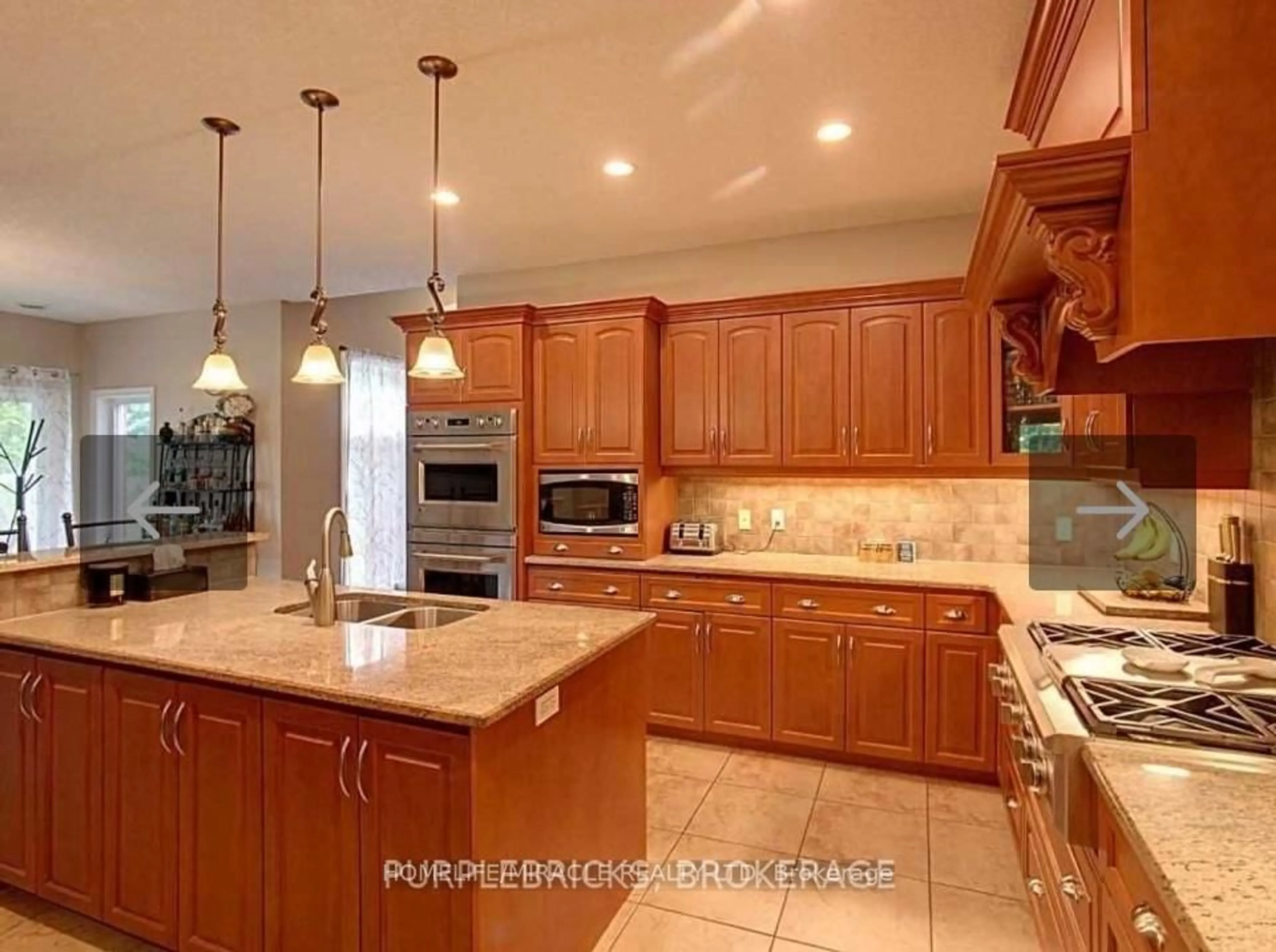 Contemporary kitchen, ceramic/tile floor for 6956 Concession 4, Puslinch Ontario N0B 2J0