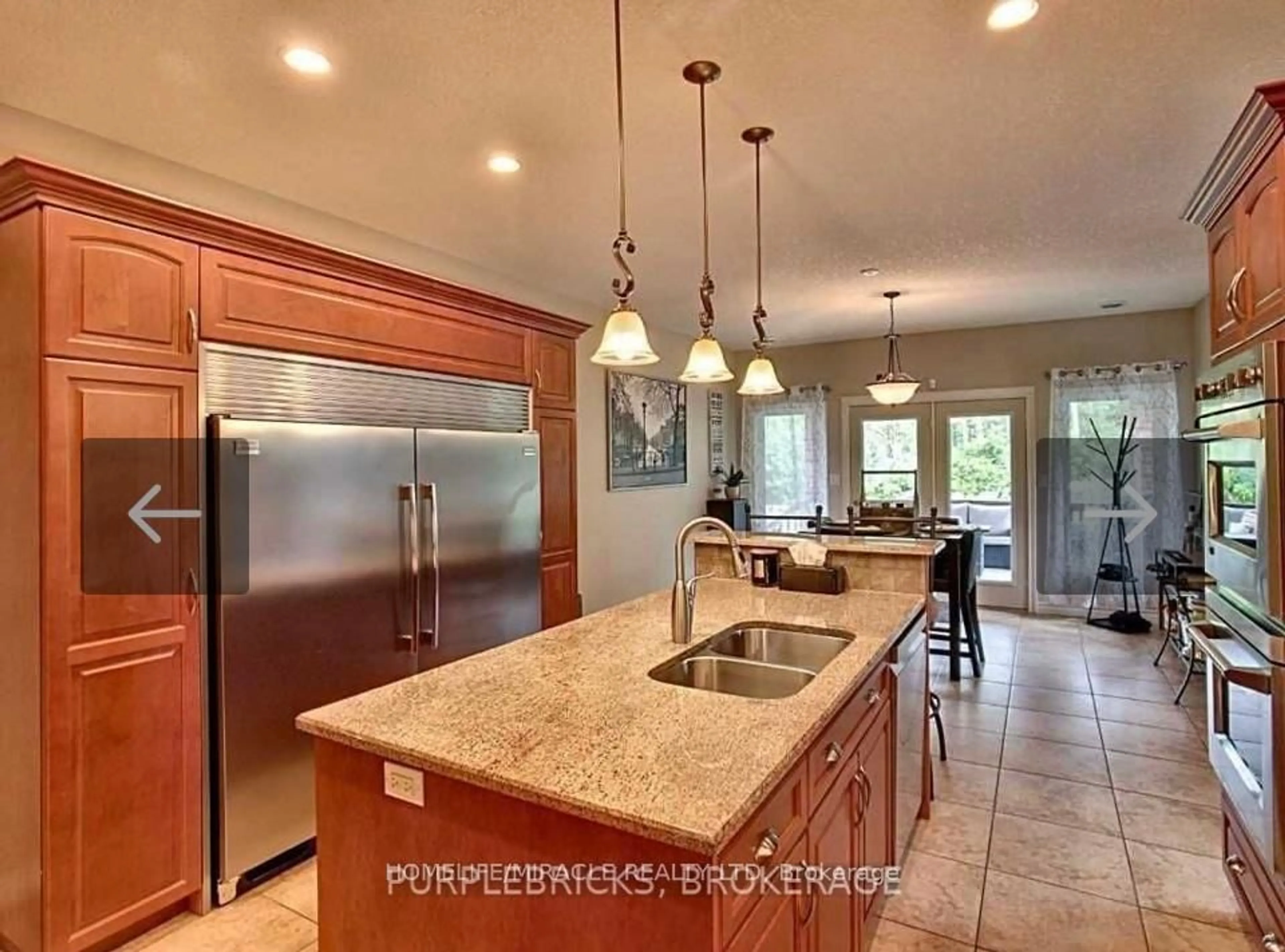 Open concept kitchen, ceramic/tile floor for 6956 Concession 4, Puslinch Ontario N0B 2J0
