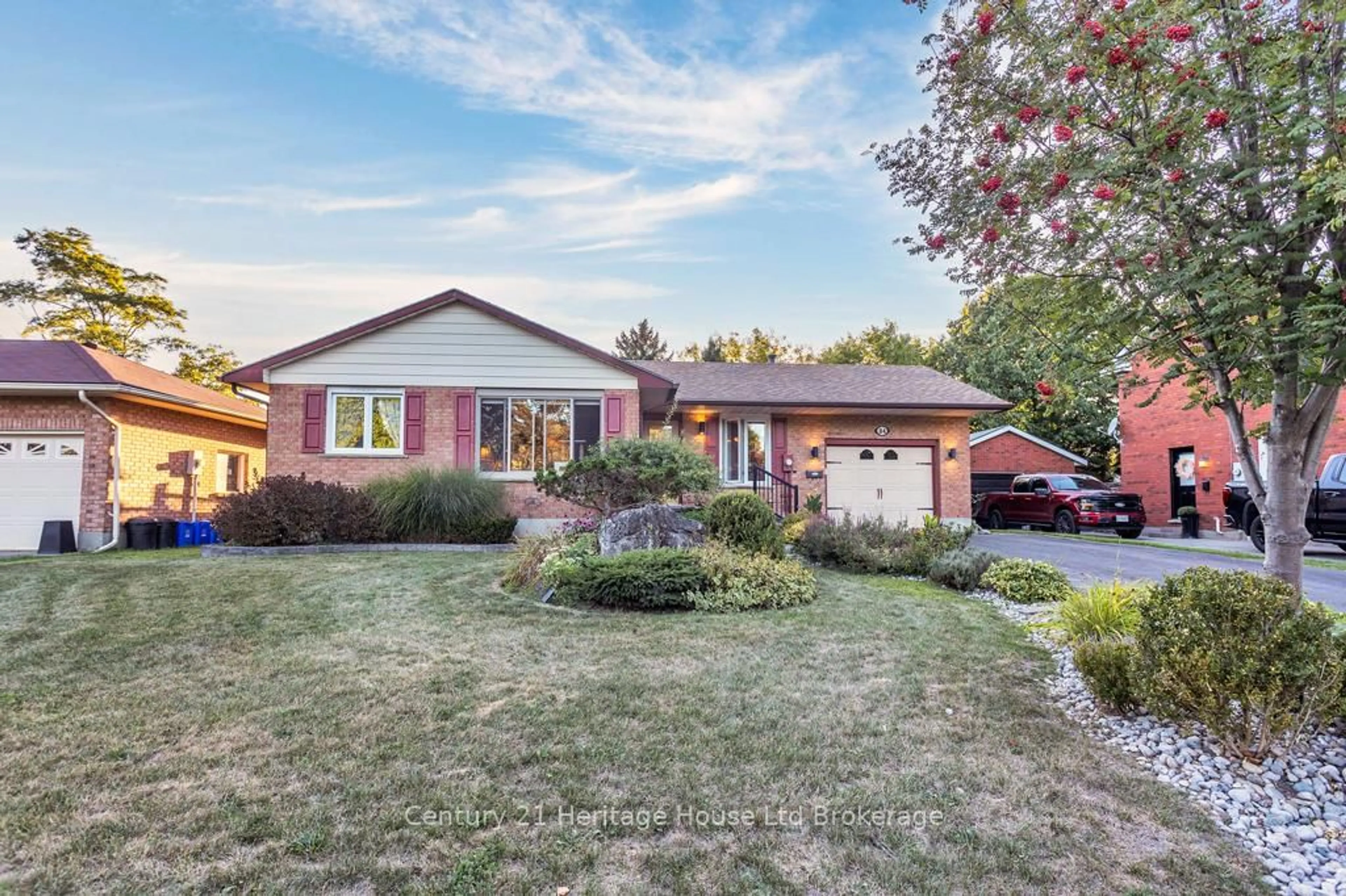 Home with brick exterior material, street for 84 Denrich Ave, Tillsonburg Ontario N4G 4X7
