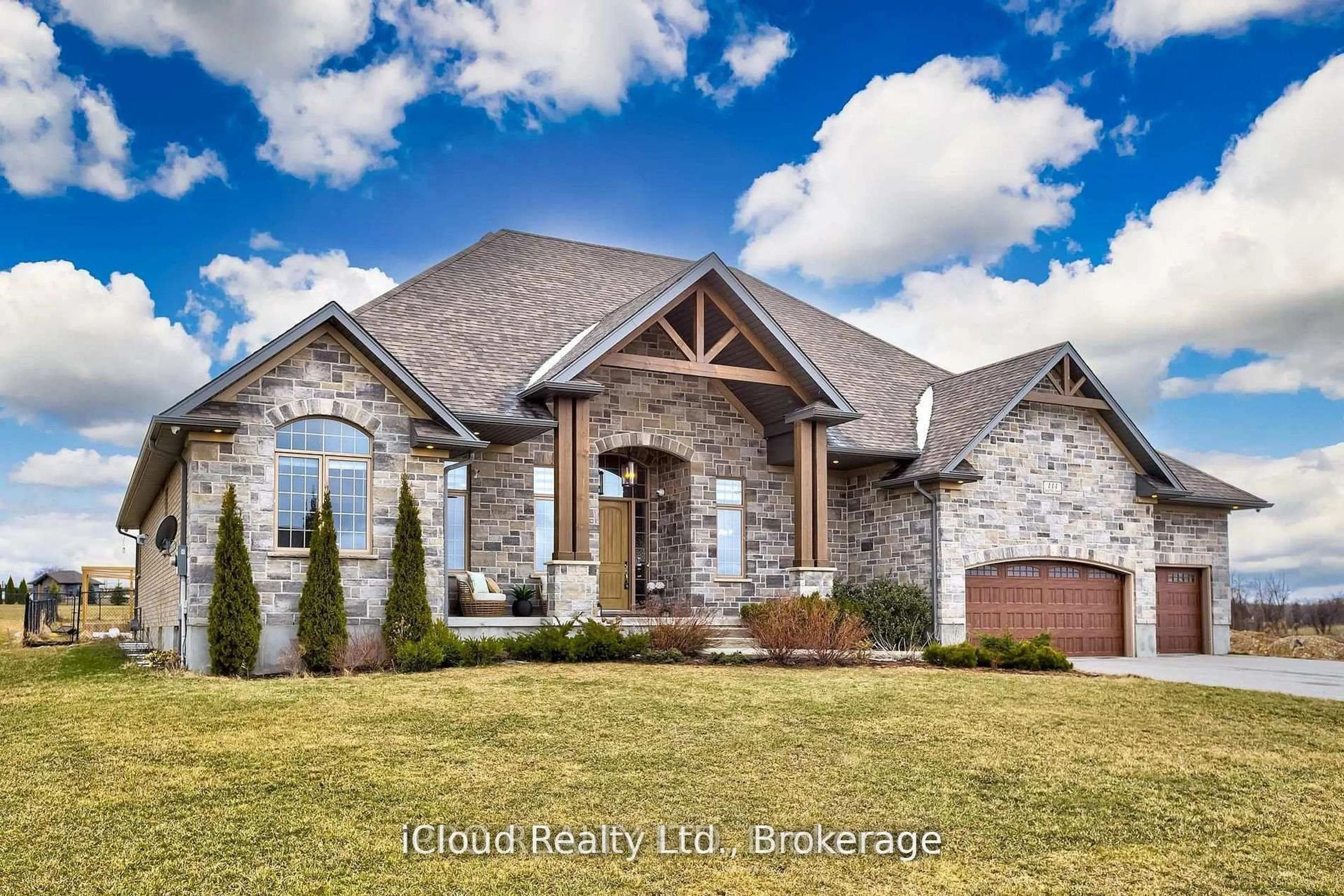 Home with brick exterior material, street for 111 Sunset Hills Cres, Woolwich Ontario N0B 2B0
