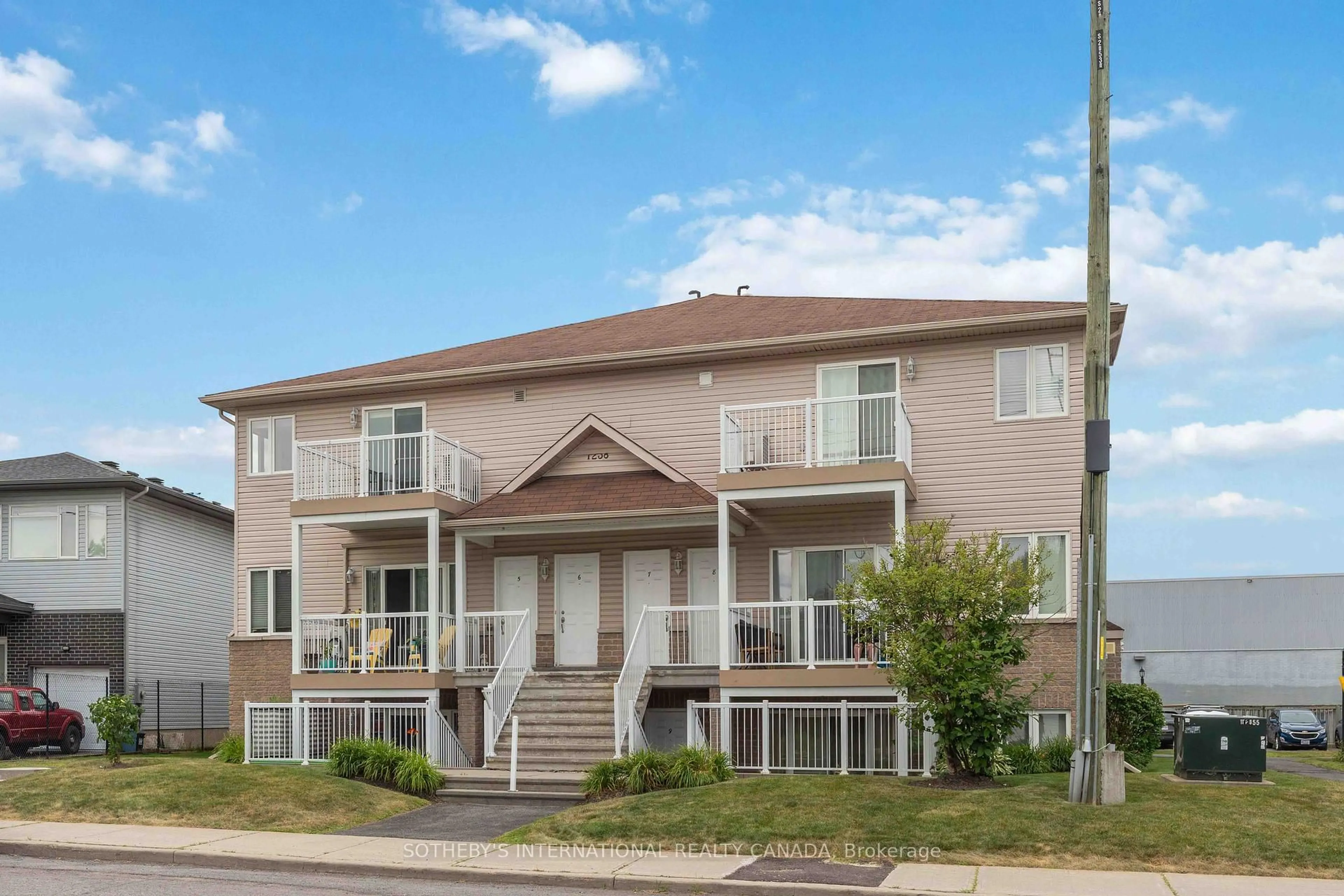 Home with vinyl exterior material, street for 1238 Marenger St #18, Ottawa Ontario K1C 1S2