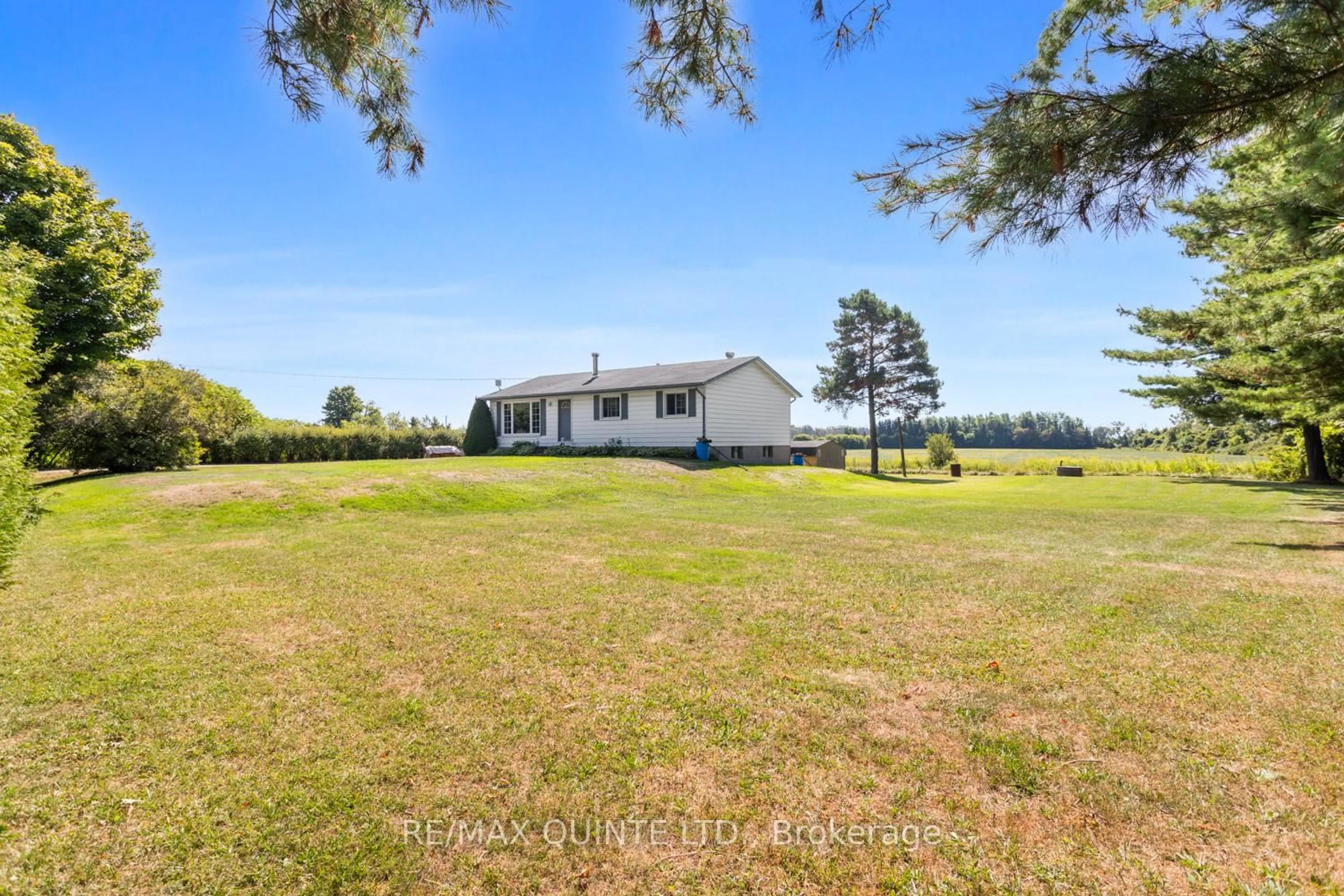 A pic from outside/outdoor area/front of a property/back of a property/a pic from drone, water/lake/river/ocean view for 285 County Rd 64, Brighton Ontario K0K 1H0