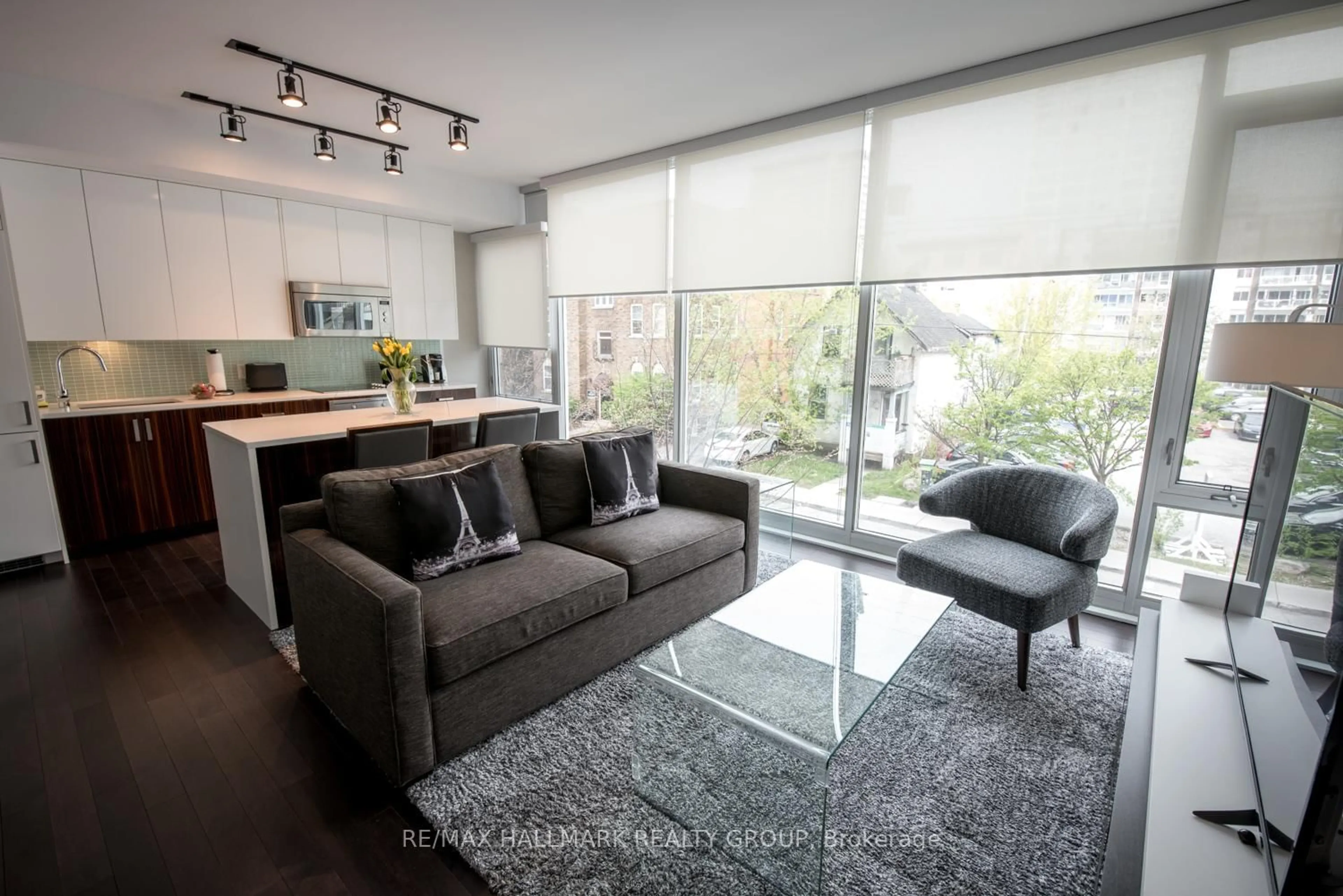 Living room with furniture, unknown for 300 Lisgar St #213, Ottawa Ontario K2P 0E2