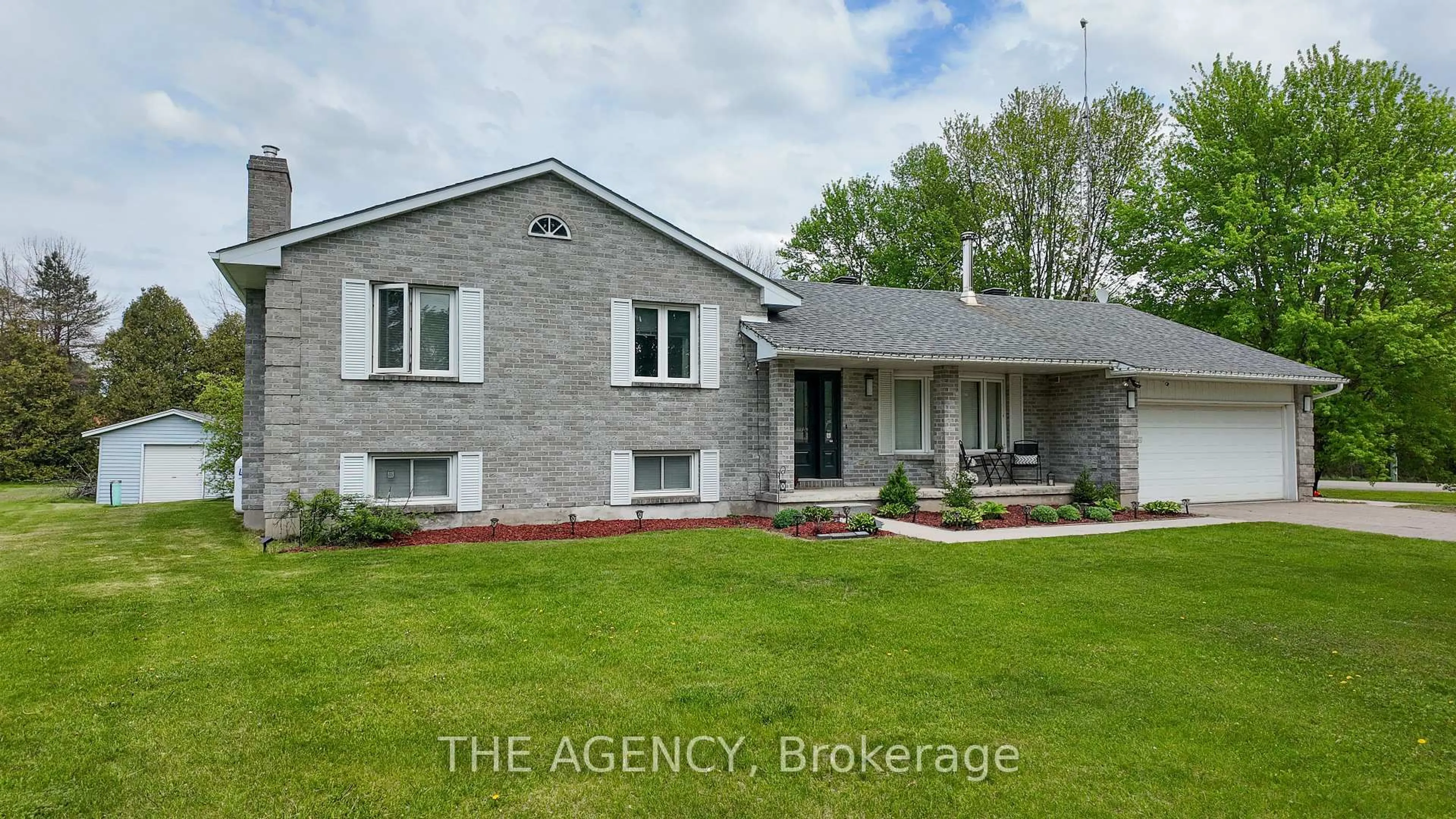 Home with brick exterior material, street for 3501 BLUE CHURCH Rd, Augusta Ontario K0E 1T0