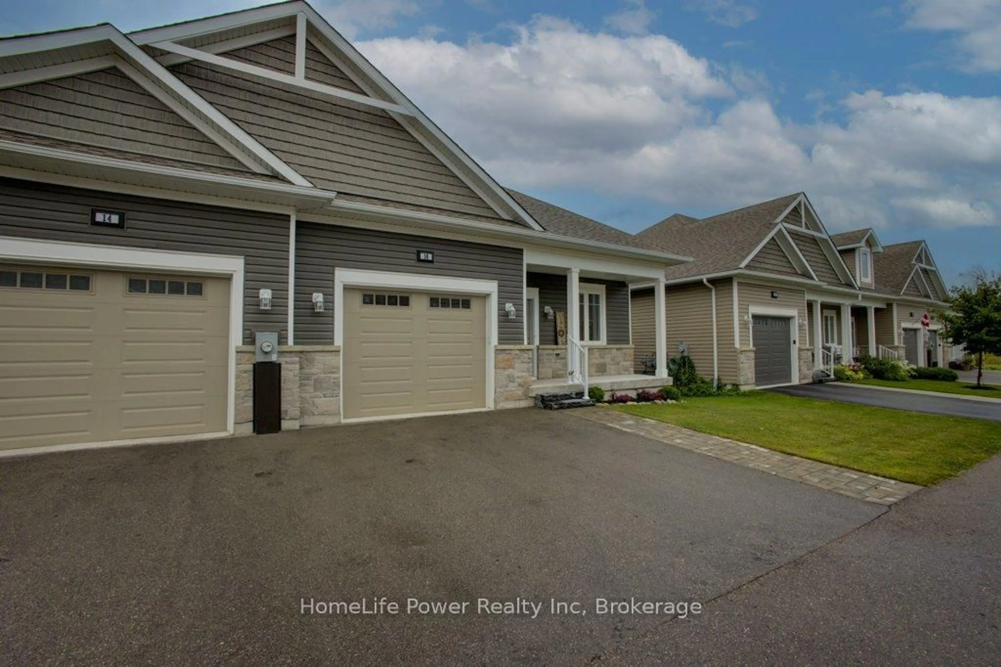 Home with vinyl exterior material, street for 24 George St #16, Minto Ontario N0G 1Z0