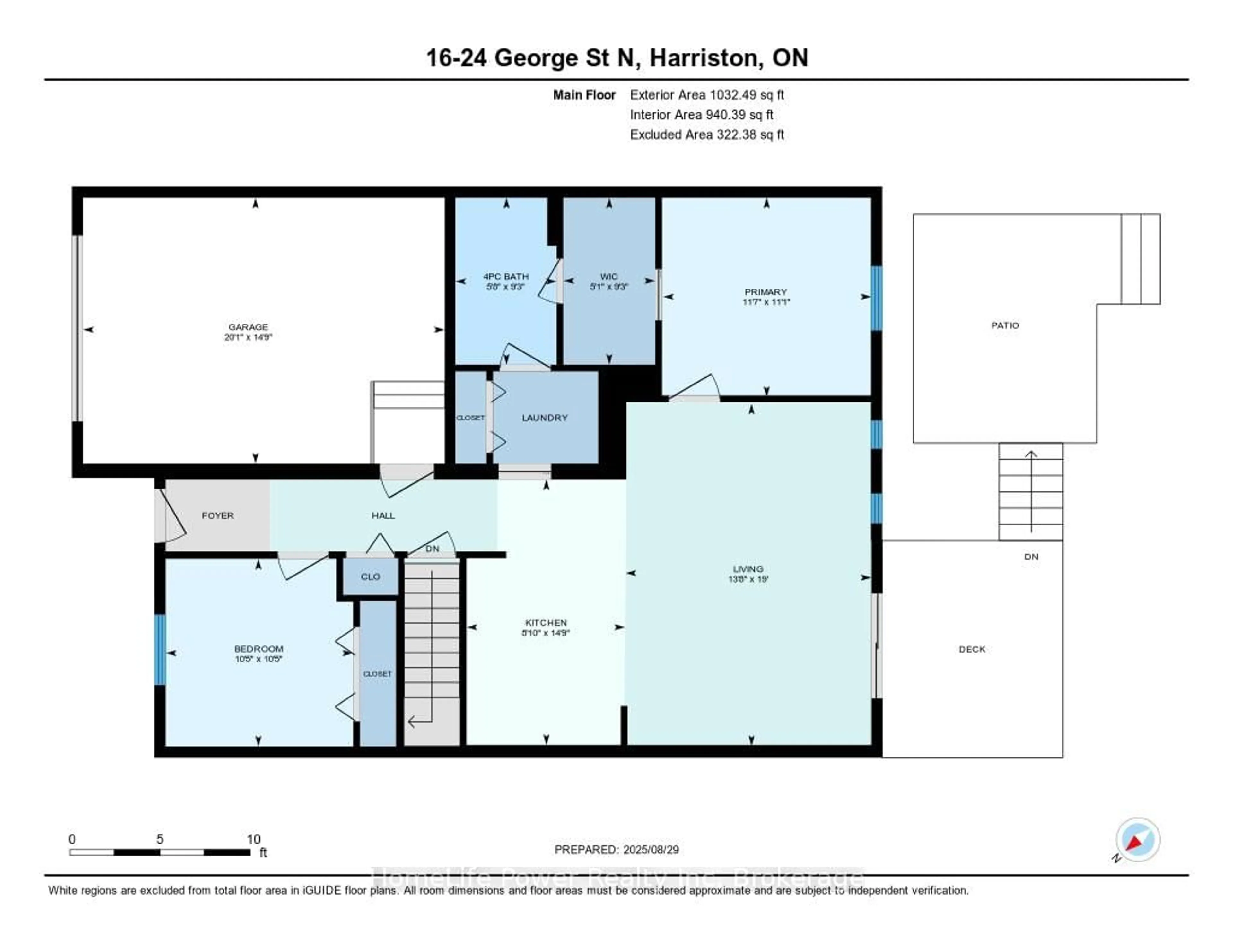 Floor plan for 24 George St #16, Minto Ontario N0G 1Z0