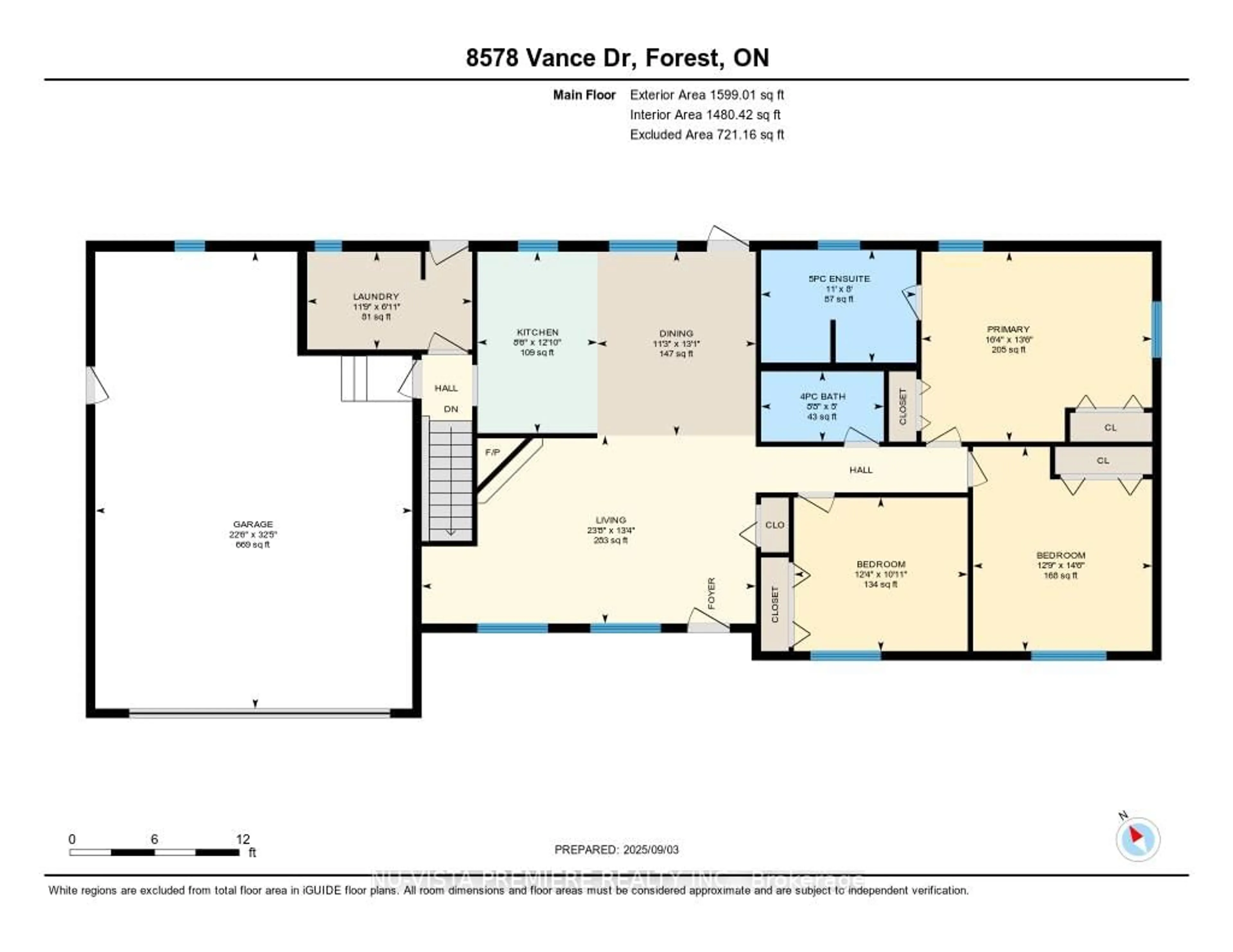 Floor plan for 8578 Vance Dr, Lambton Shores Ontario N0N 1J7