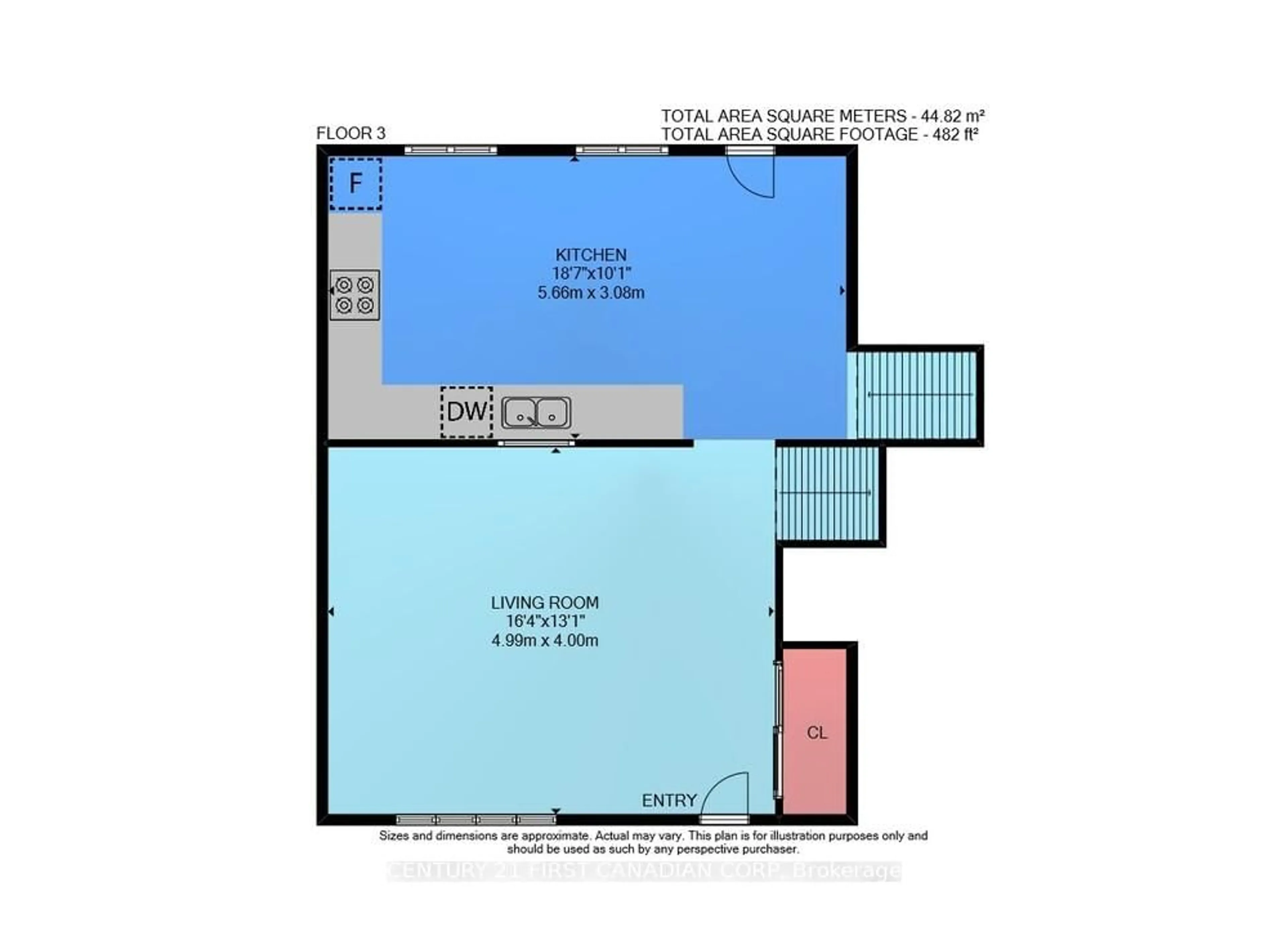 Floor plan for 1 Buchan Rd, London East Ontario N5V 1K9