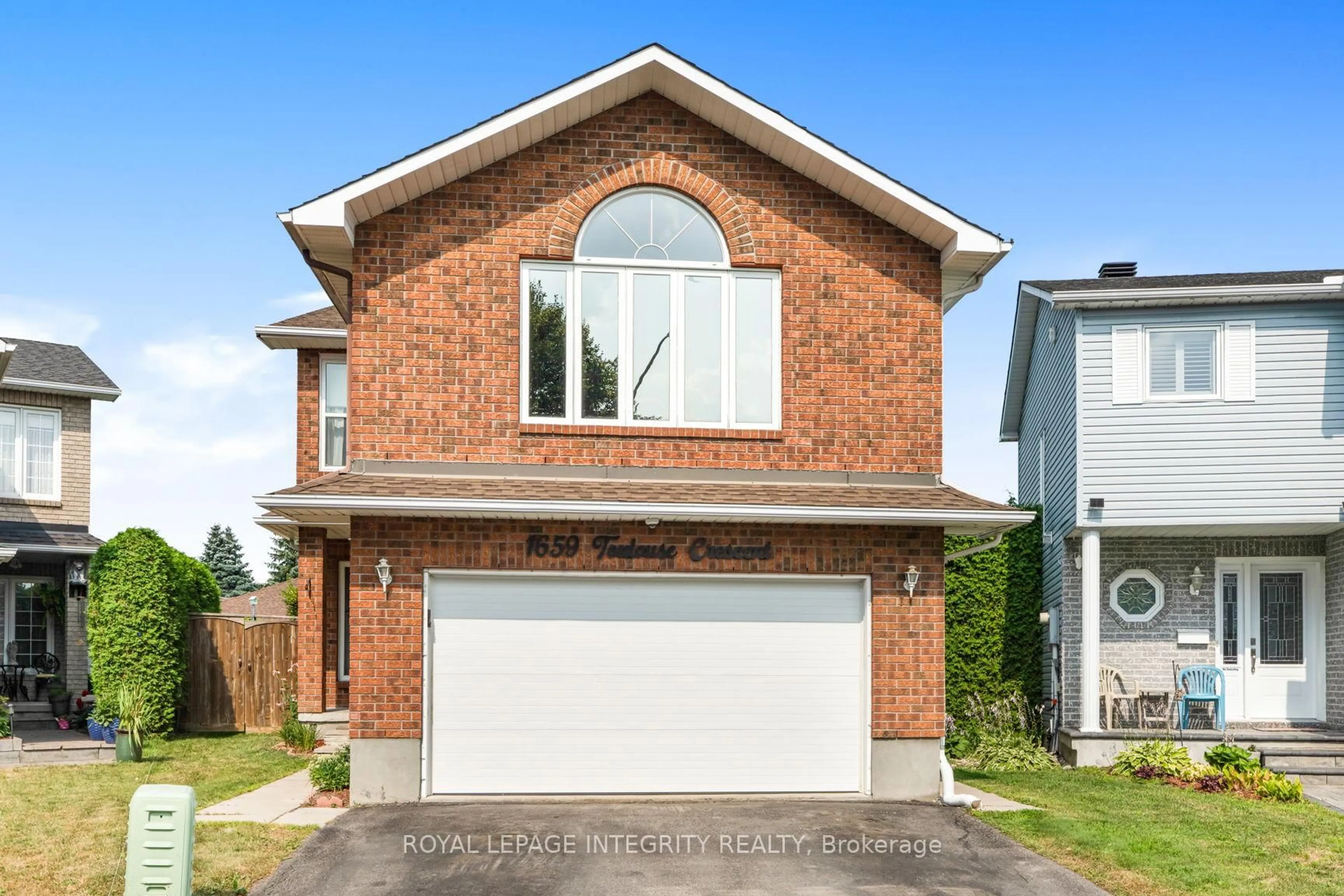 Home with brick exterior material, street for 1659 Toulouse Cres, Orleans Ontario K1C 6K5
