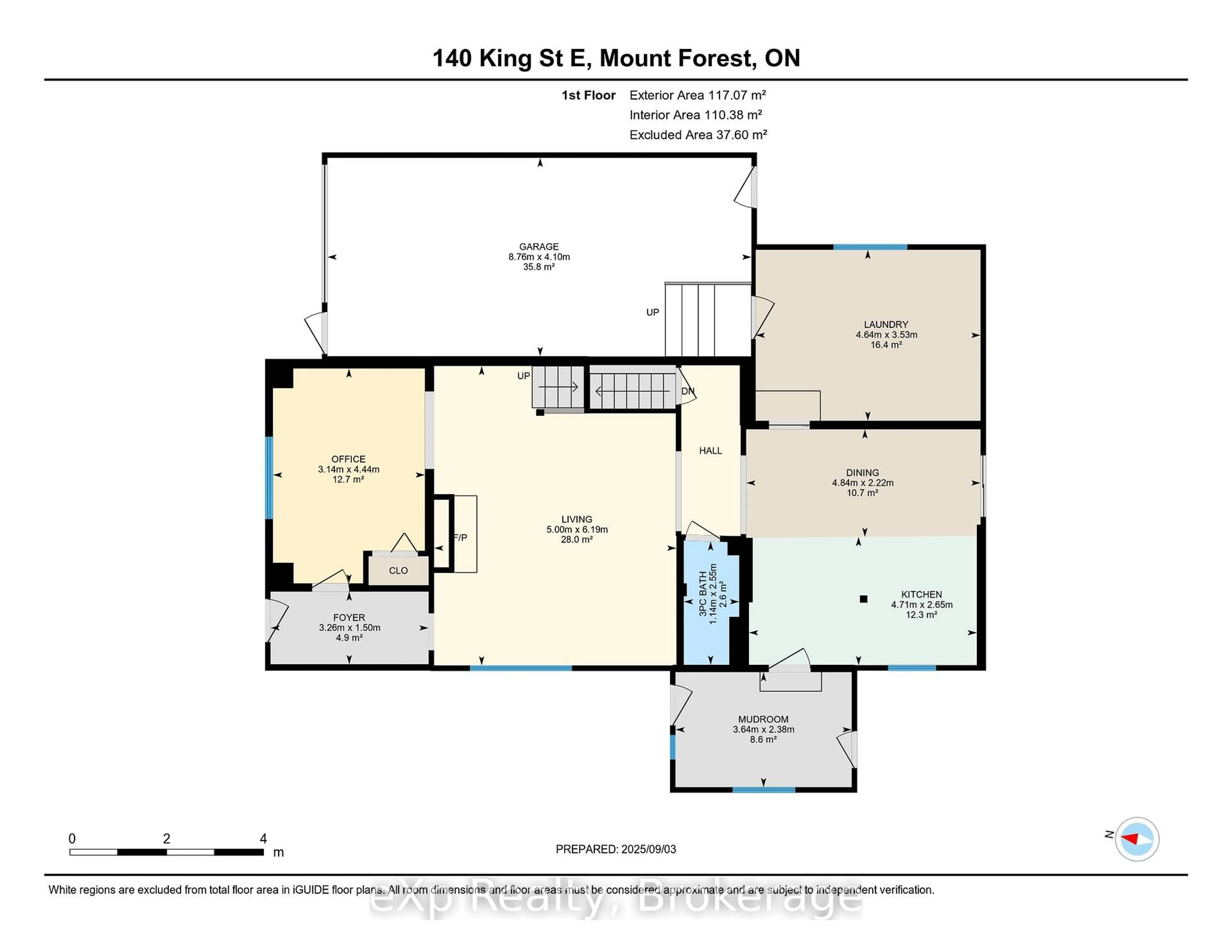 Floor plan for 140 KING St, Wellington North Ontario N0G 2L2