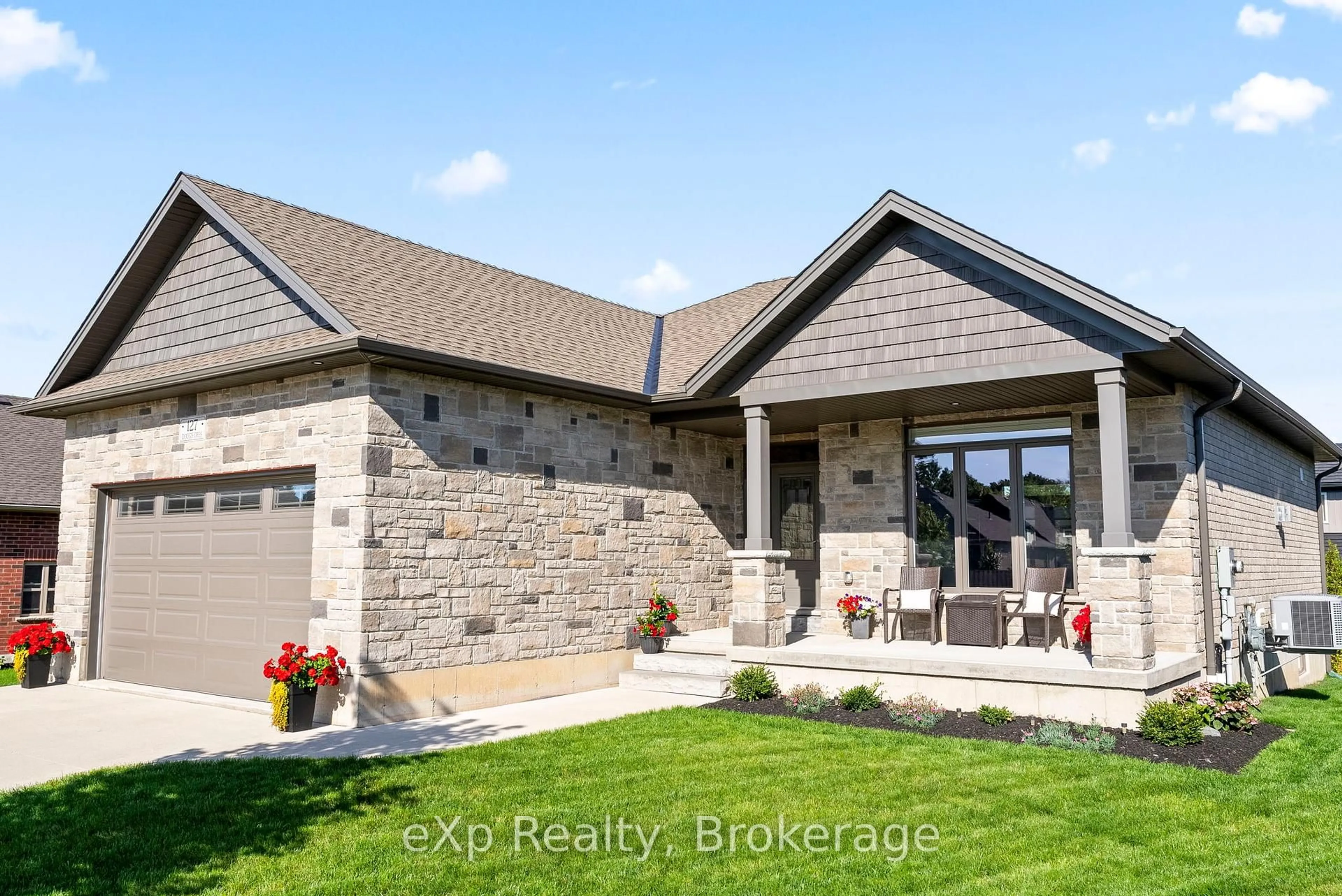 Home with brick exterior material, street for 127 DOUG'S Cres, Wellington North Ontario N0G 2L4