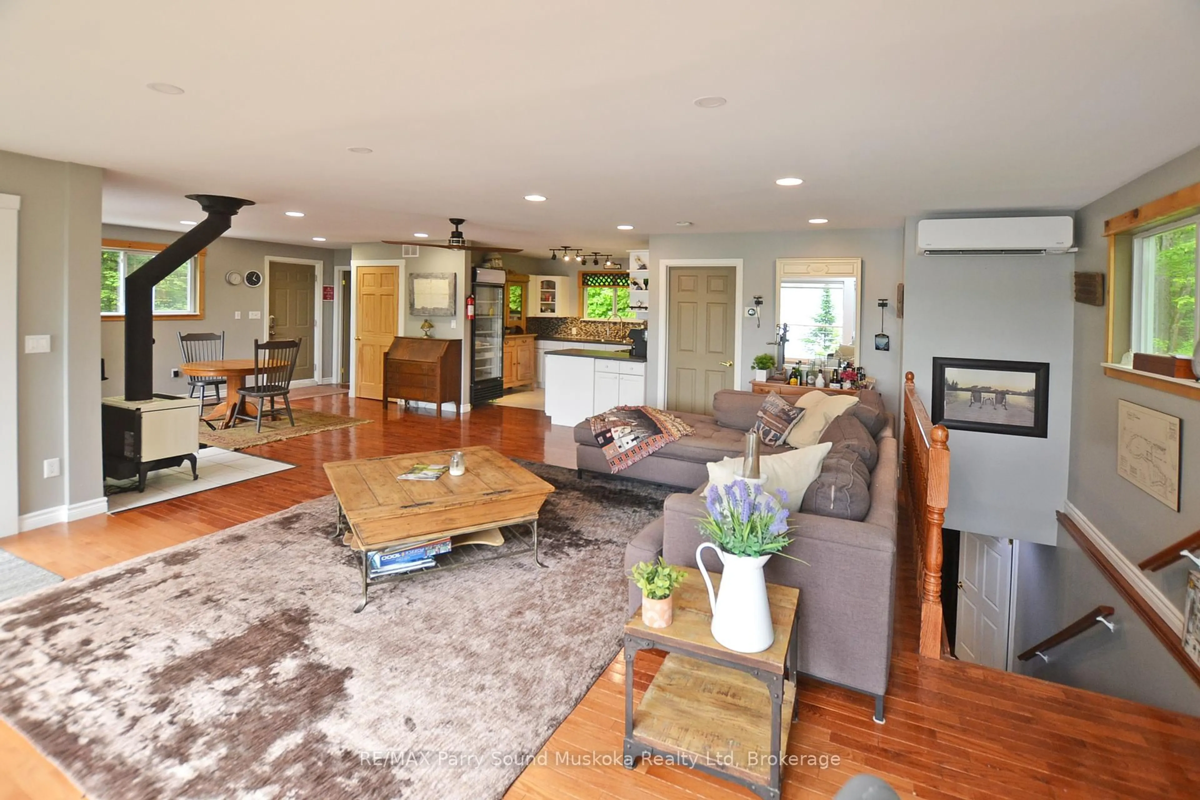 Living room with furniture, unknown for 84 Captain Estates Rd, Whitestone Ontario P0A 1G0