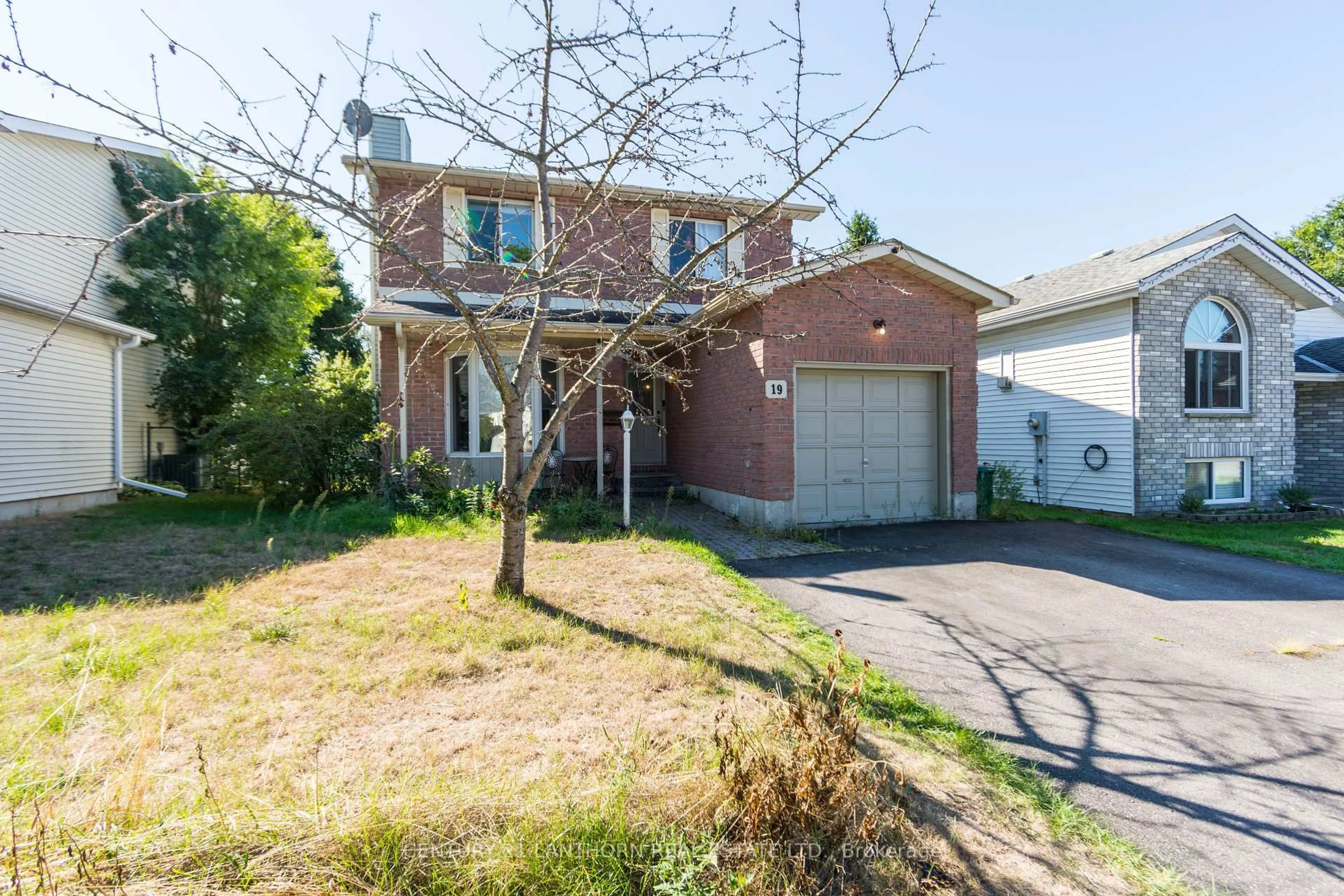 Home with brick exterior material, street for 19 Bogart Cres, Belleville Ontario K8P 5E9