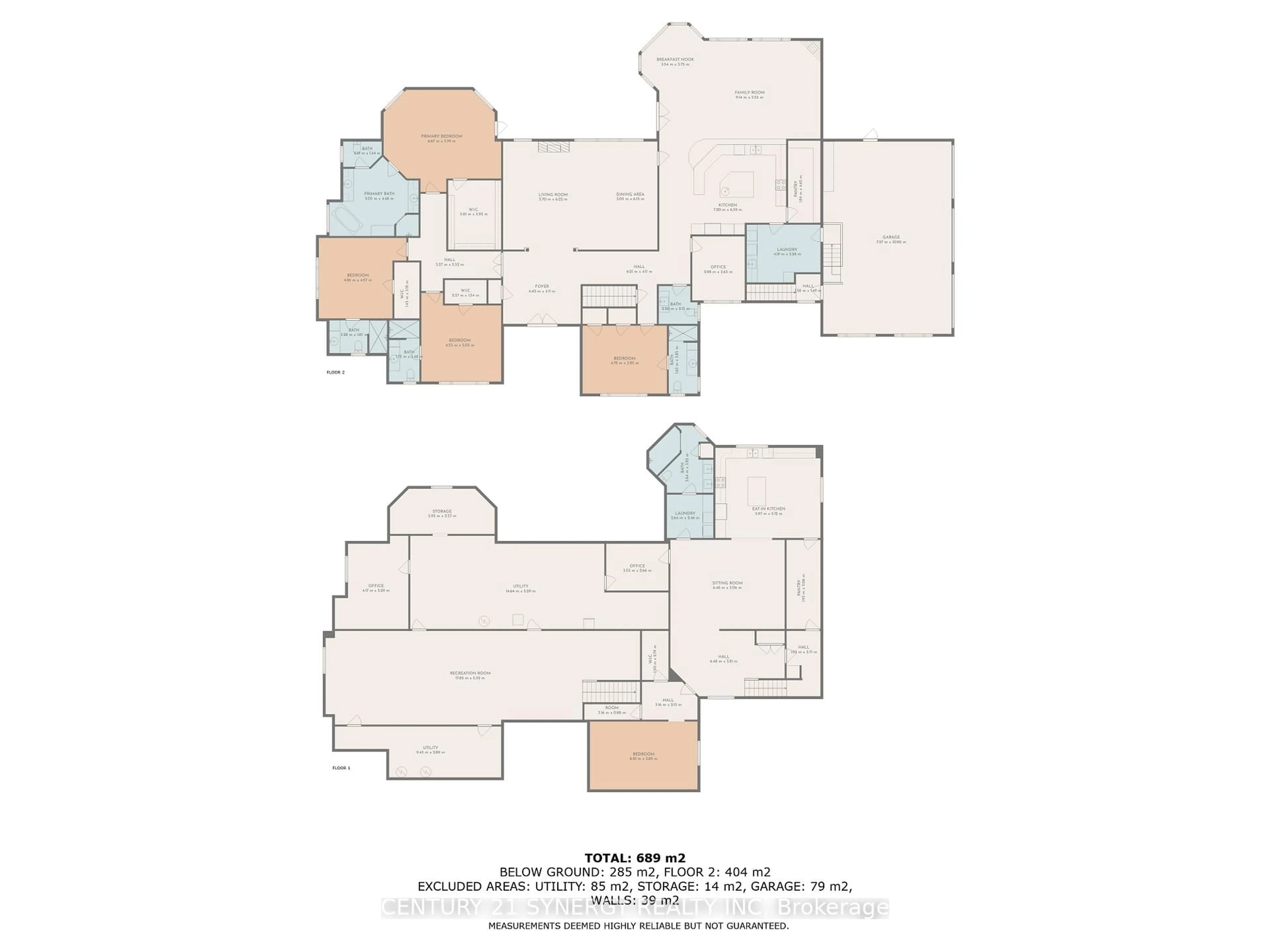 Floor plan for 1281 Georges Vanier Dr, Ottawa Ontario K4C 1R6