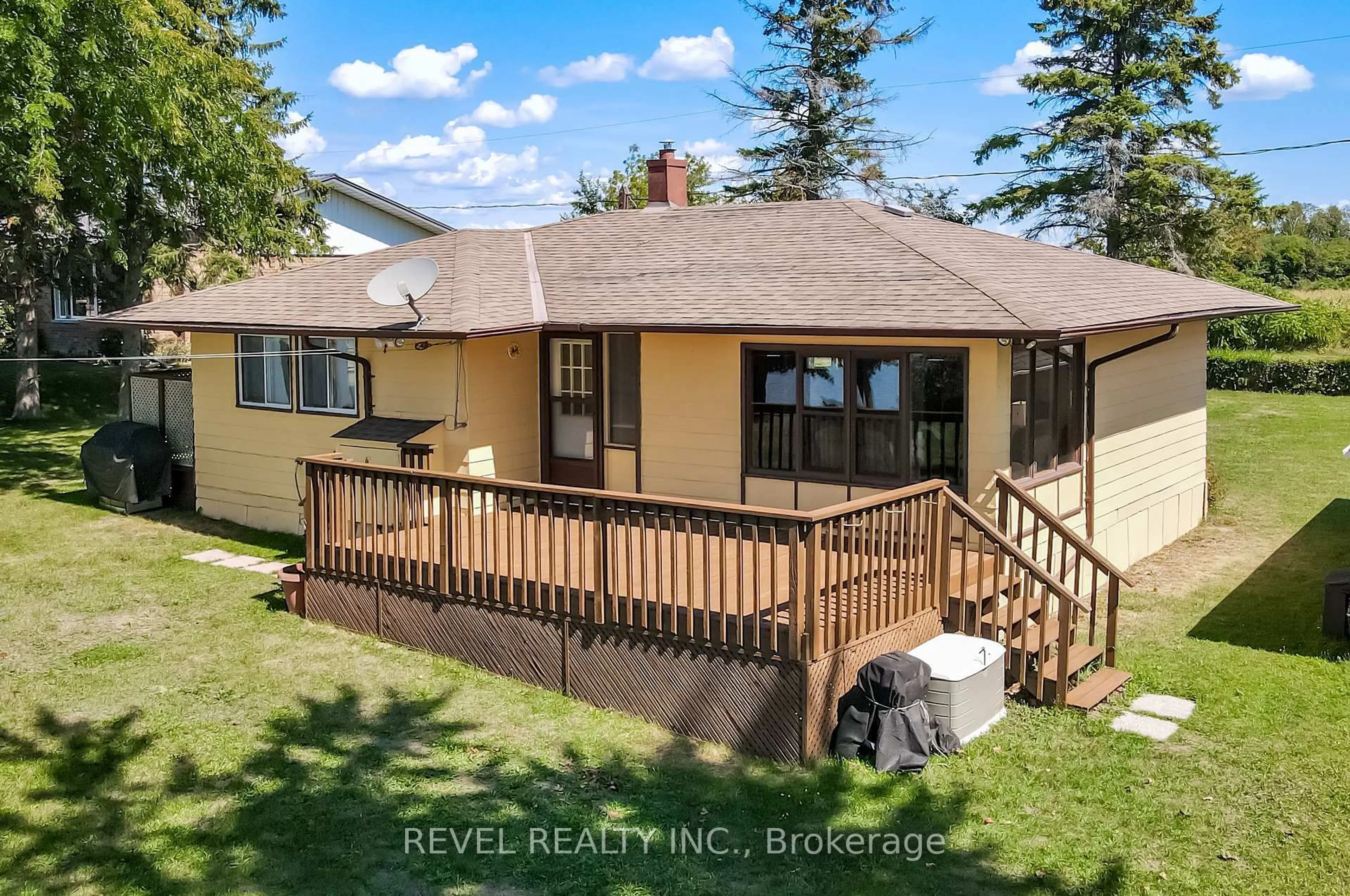 A pic from outside/outdoor area/front of a property/back of a property/a pic from drone, unknown for 144 Starr Blvd, Kawartha Lakes Ontario K0M 2C0