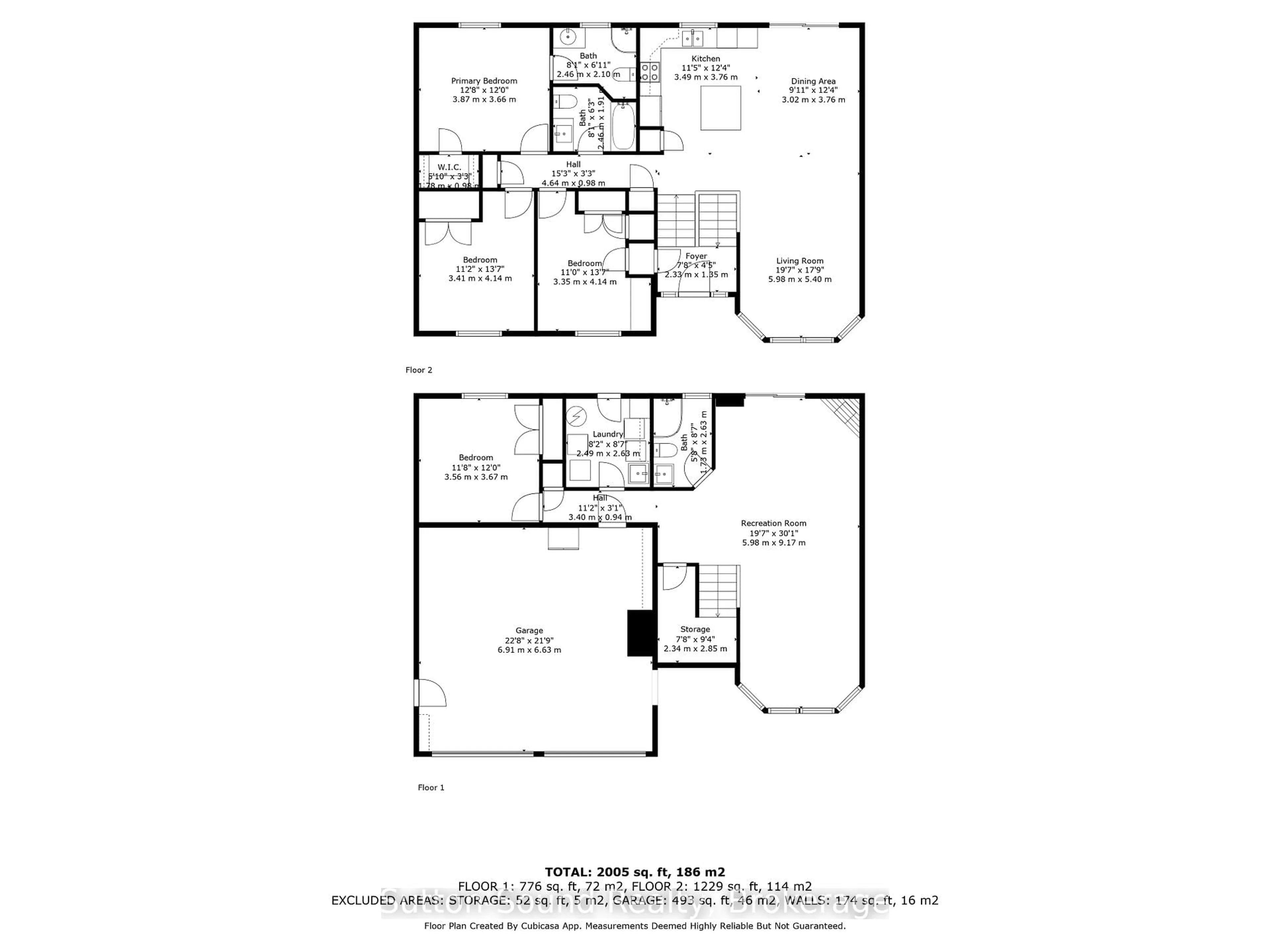 Floor plan for 111 Donway Dr, Chatsworth Ontario N0H 1G0