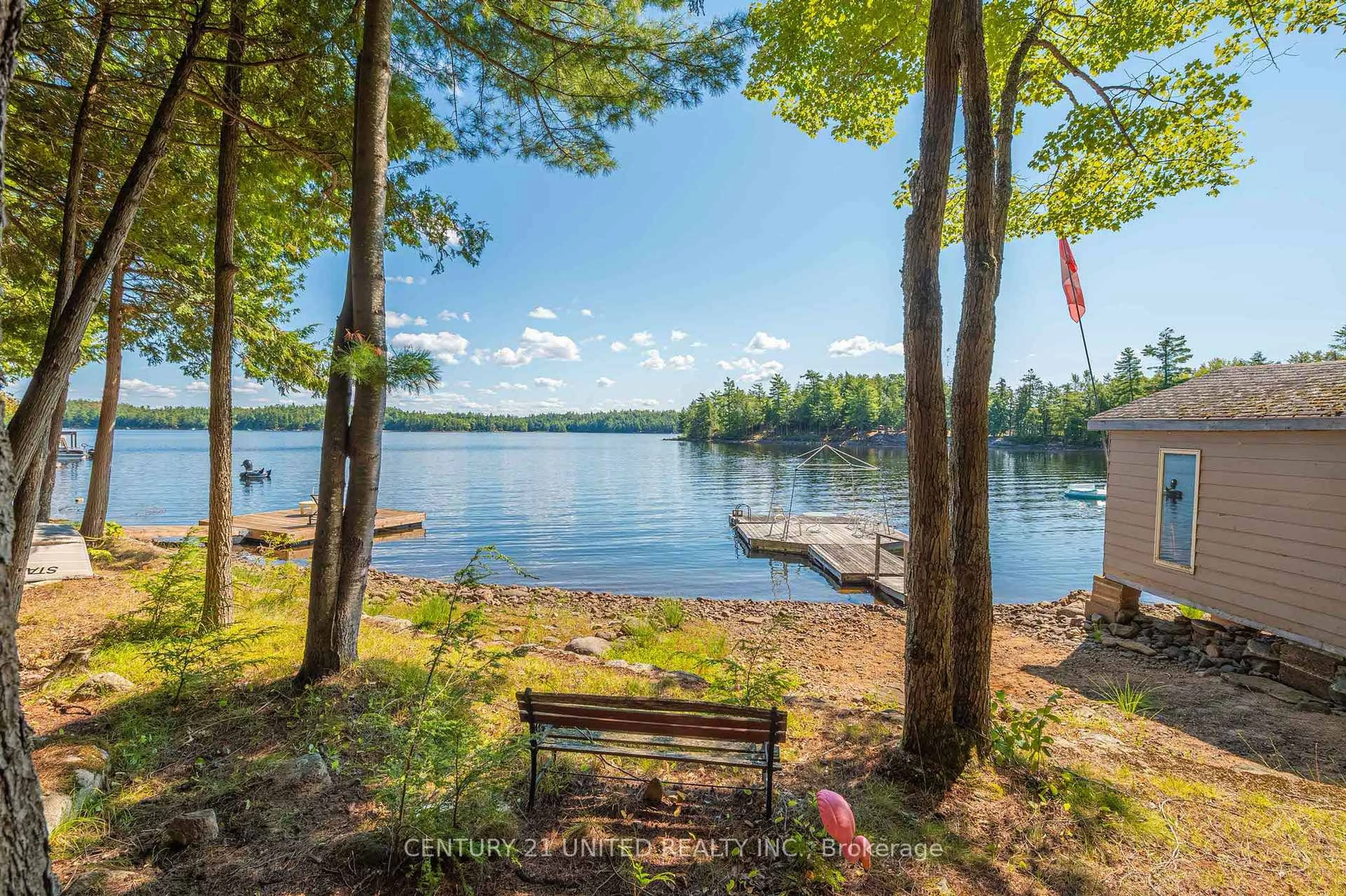 Patio, water/lake/river/ocean view for 2 Fire Route 141, Trent Lakes Ontario K0L 1J0
